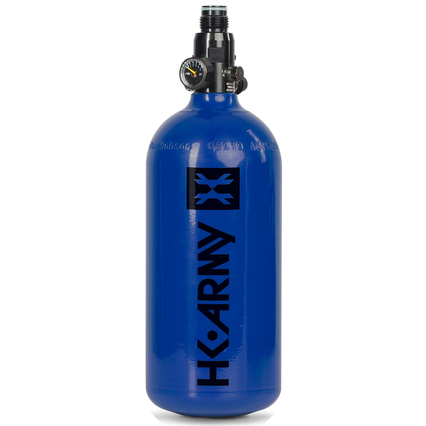 48ci / 3000psi Aluminum Compressed Air Tank - Blue - Image 2
