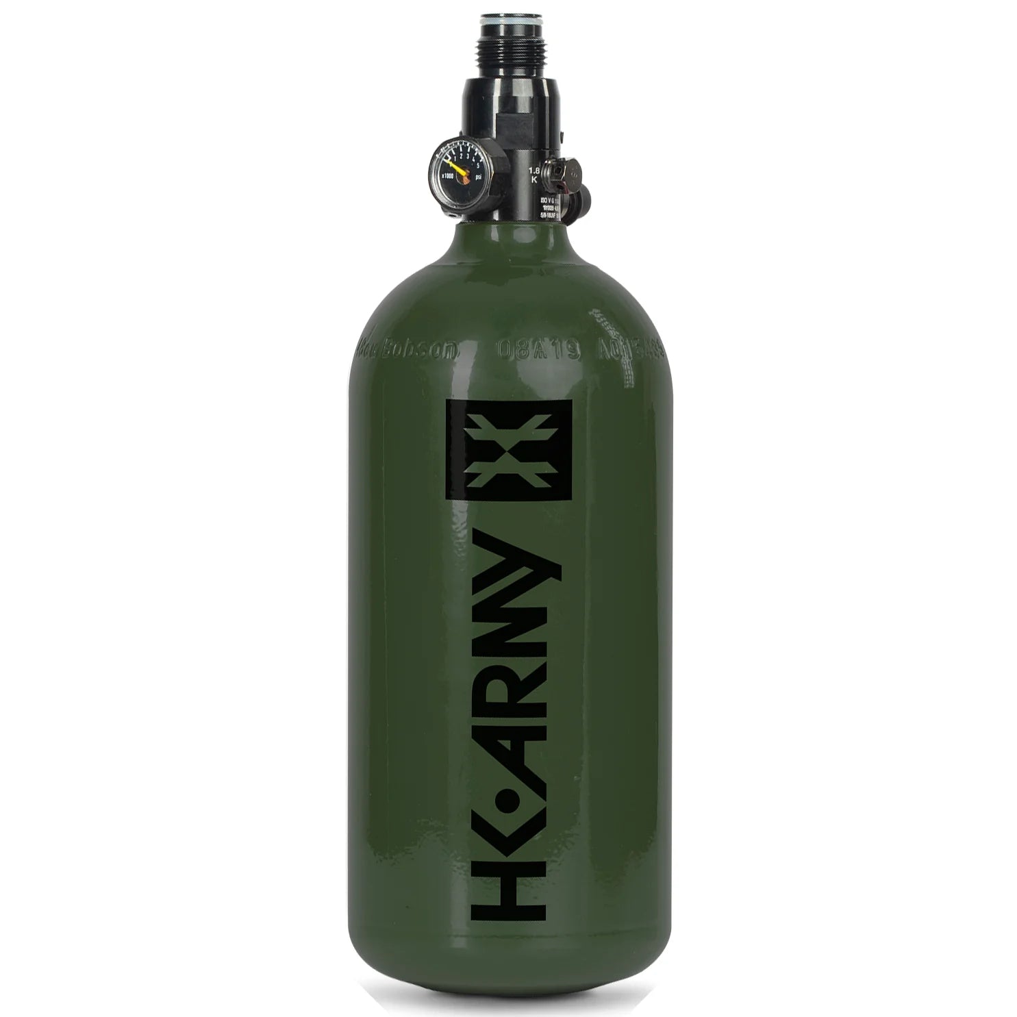 48ci / 3000psi - Paintball Compressed Air Tank - Olive | HK Army - Image 2