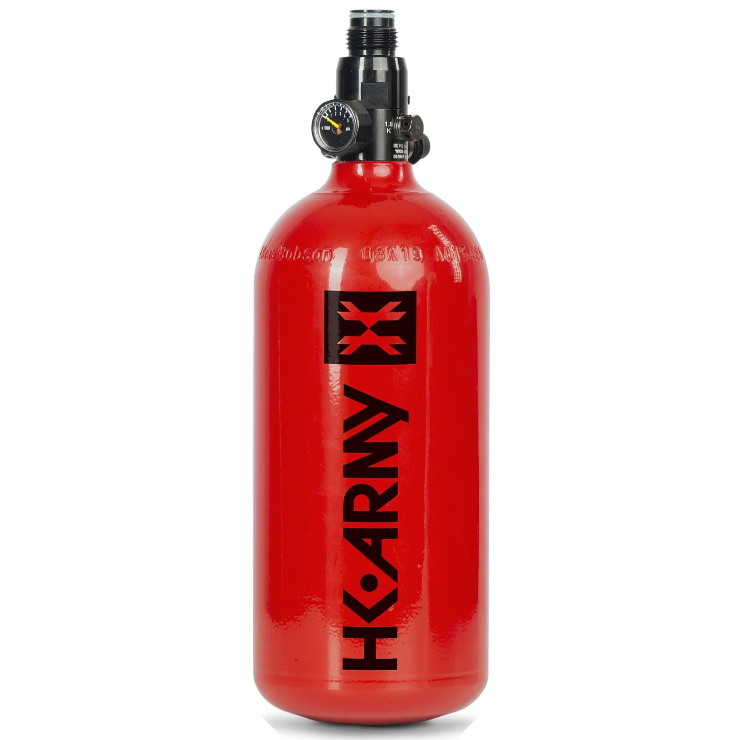 48ci / 3000psi - Paintball Compressed Air Tank - Red | HK Army - Image 2