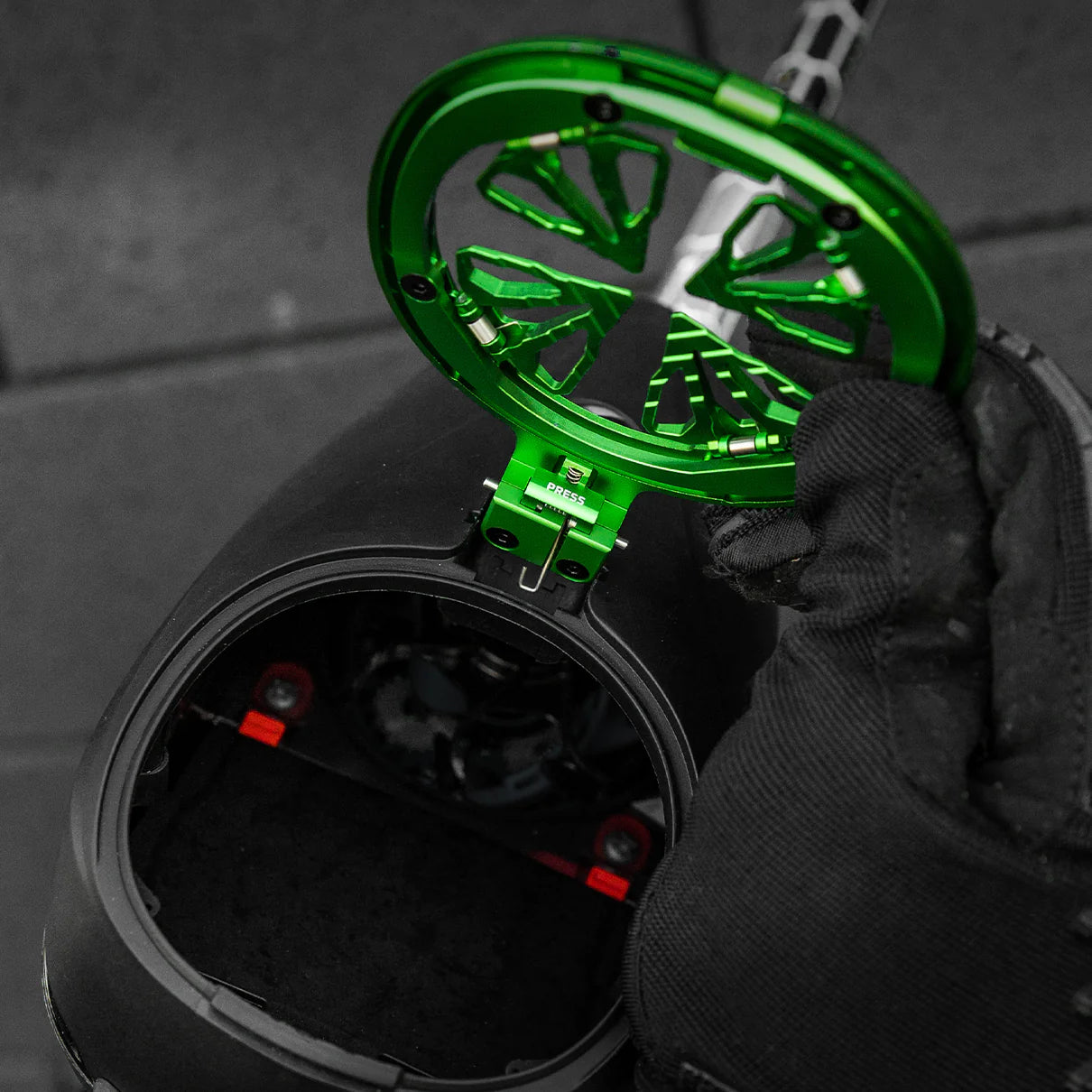EVO R2 Metal Speed Feed | Color: Neon Green | HK Army - Image 4
