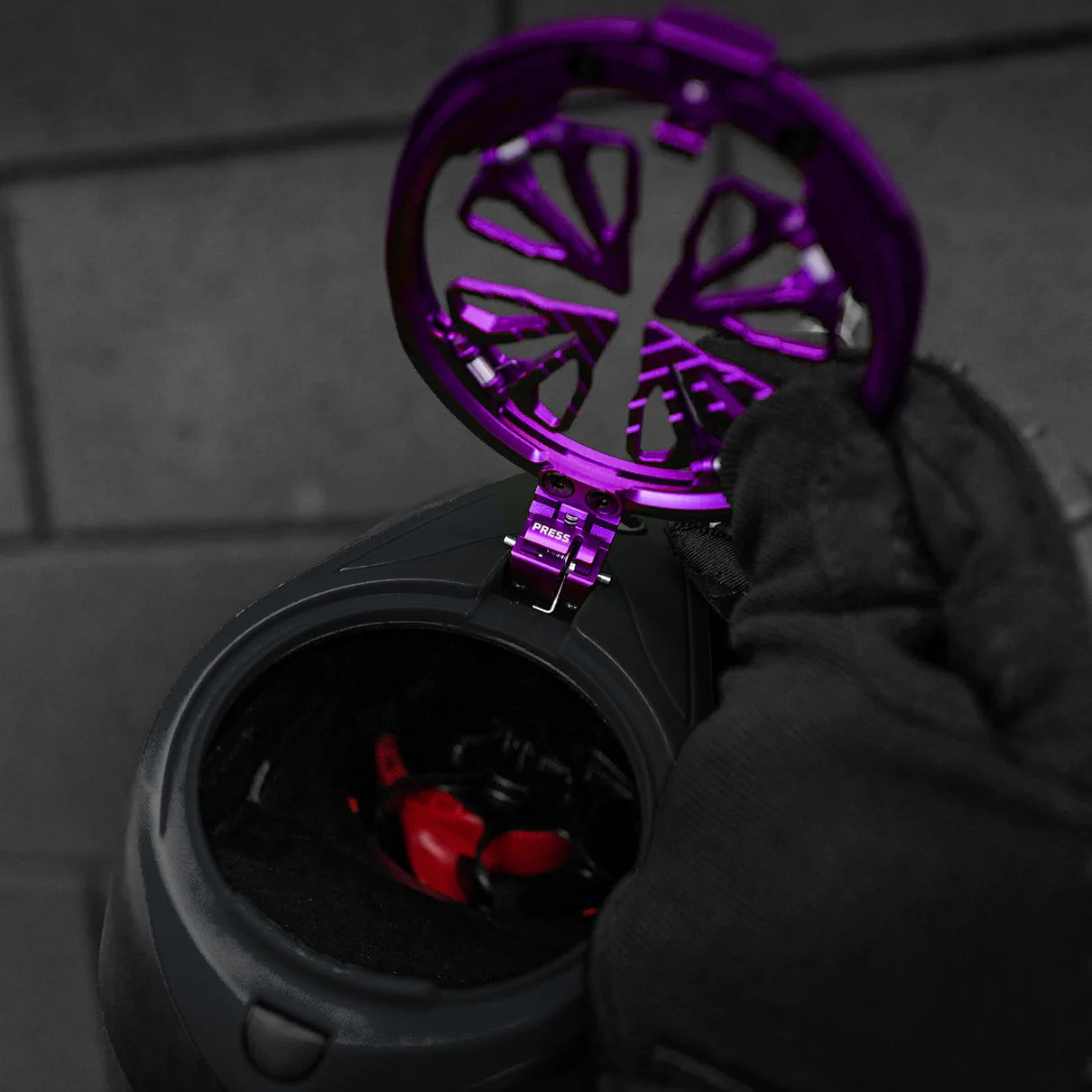 EVO Rotor/LTR Metal Speed Feed | Color: Purple | HK Army - Image 4