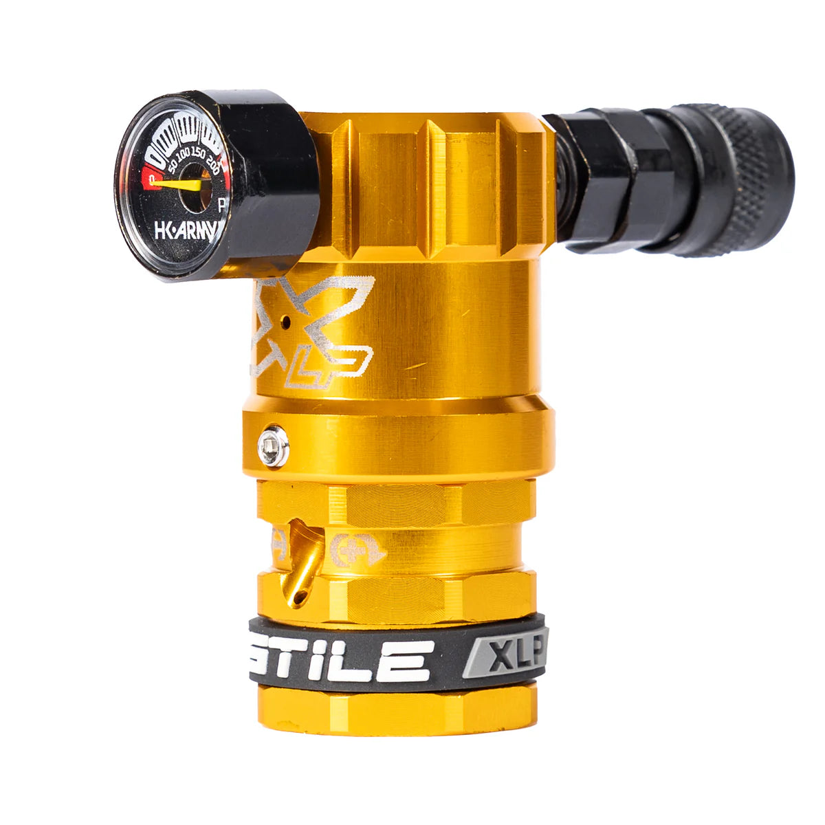 Hostile® XLP Regulator - Side Port Quick-Disconnect - Gold - Image 8