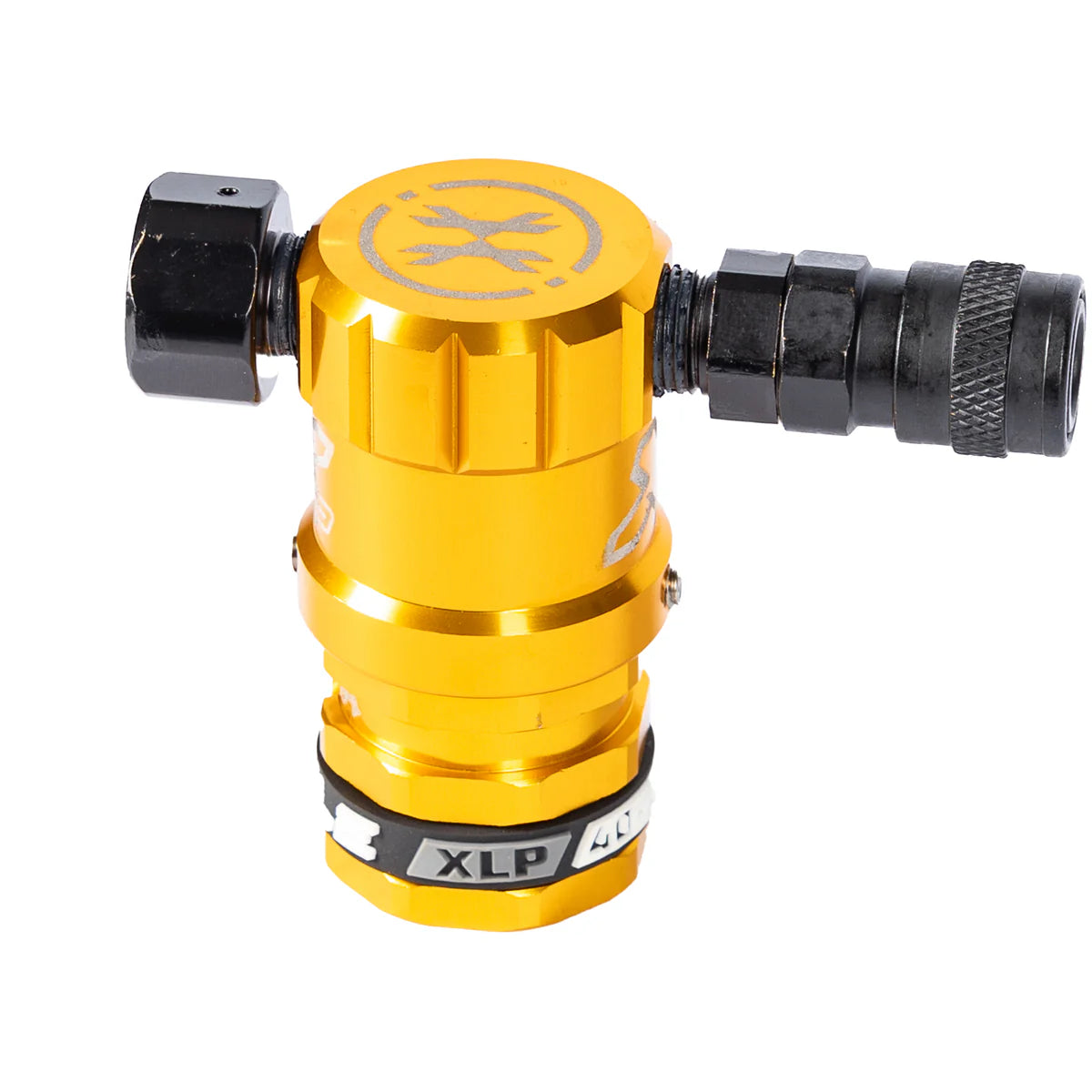 Hostile® XLP Regulator - Side Port Quick-Disconnect - Gold - Image 6