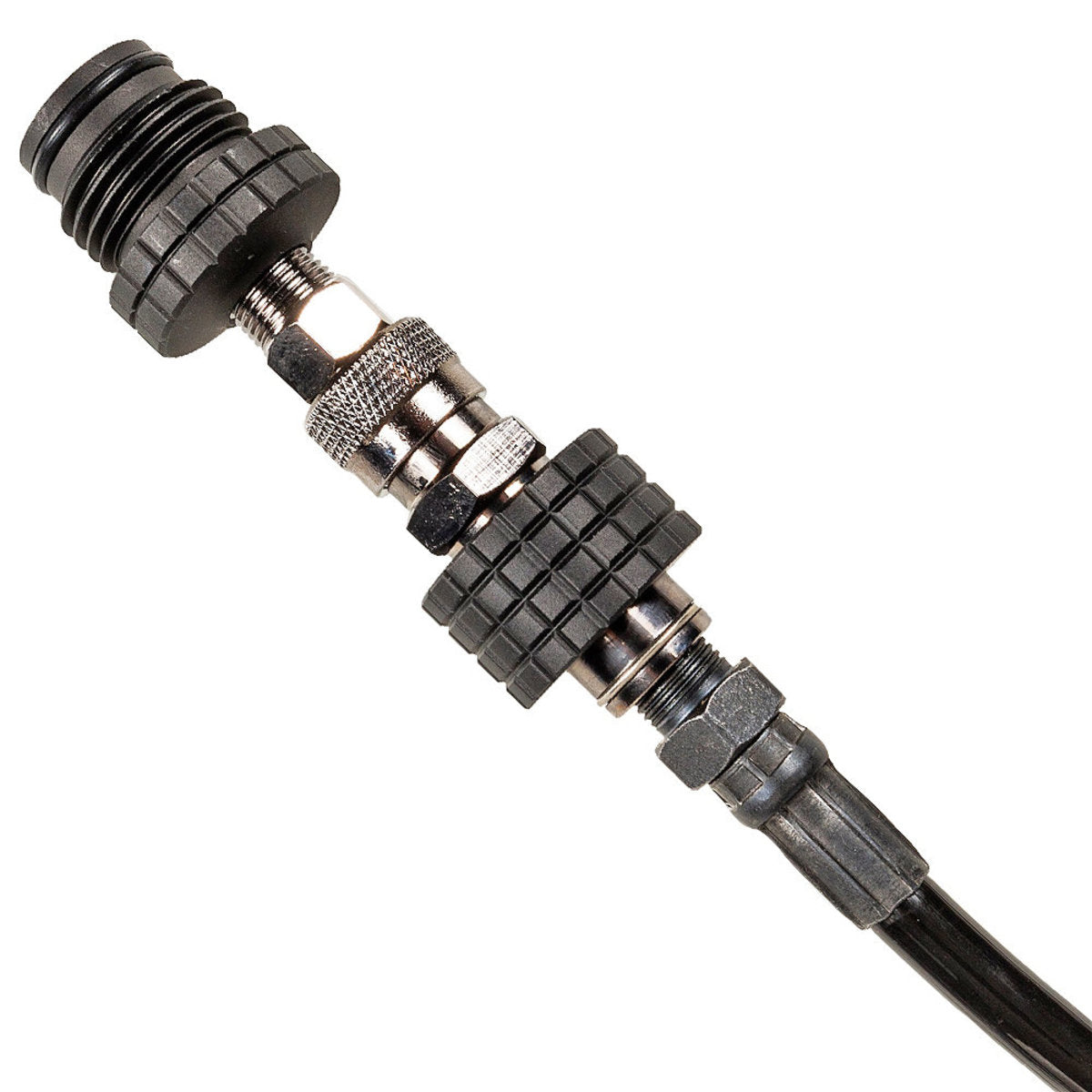Hk Army Coiled Remote W/Slide Check | Paintball Air Tank Remote Line - Image 2