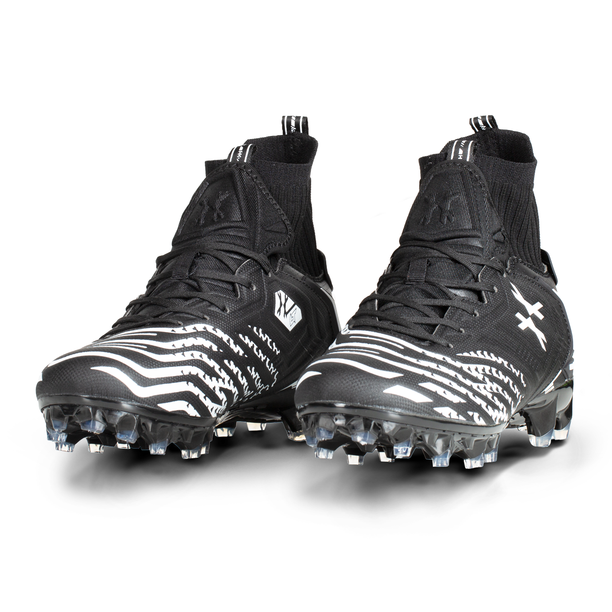 LT Diggerz_X1 - Low Top Cleats - Black/White - Image 2