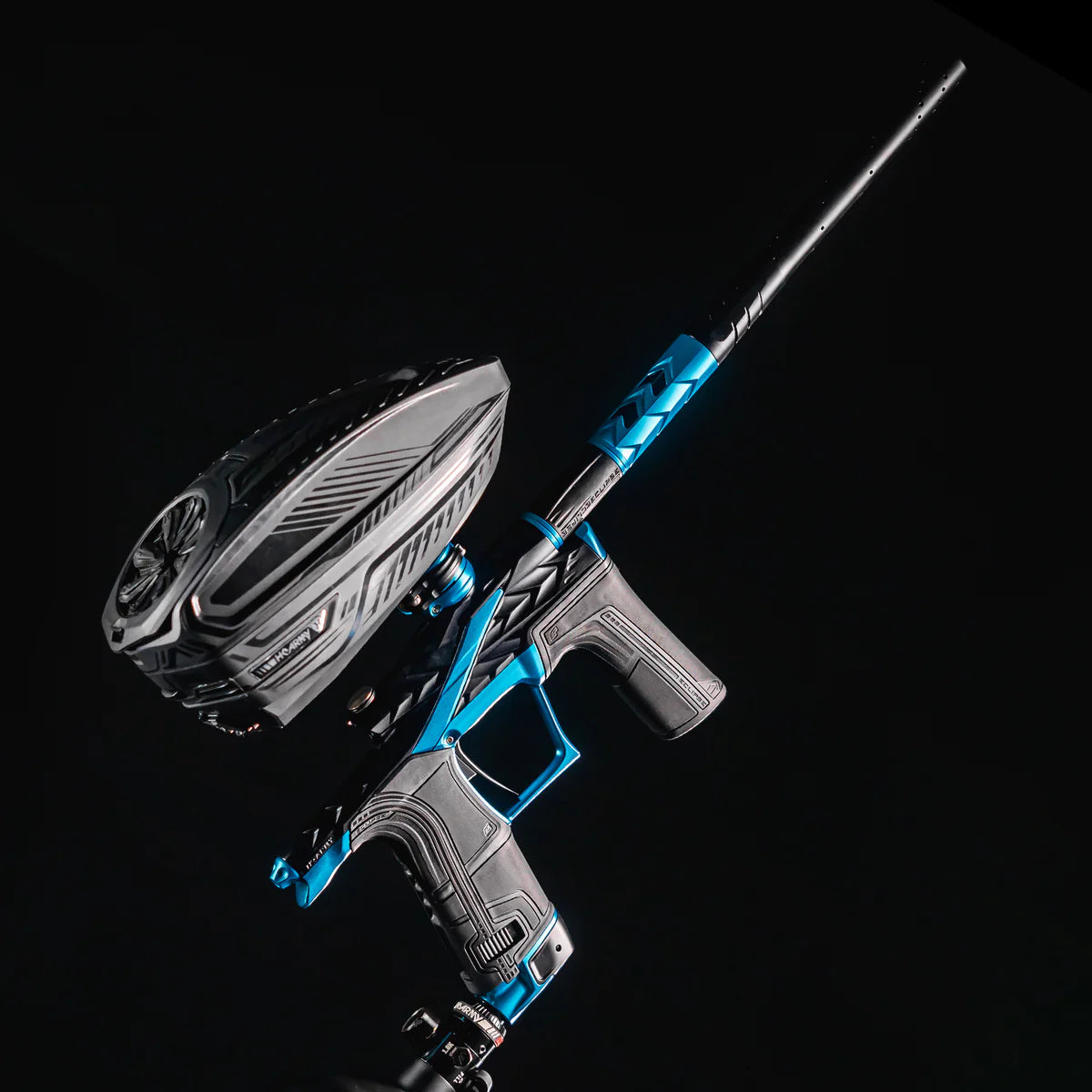 HK Army Fossil - Eclipse LV2 - Tsunami (Black/Turquoise)x | Paintball Electronic Marker - Image 7