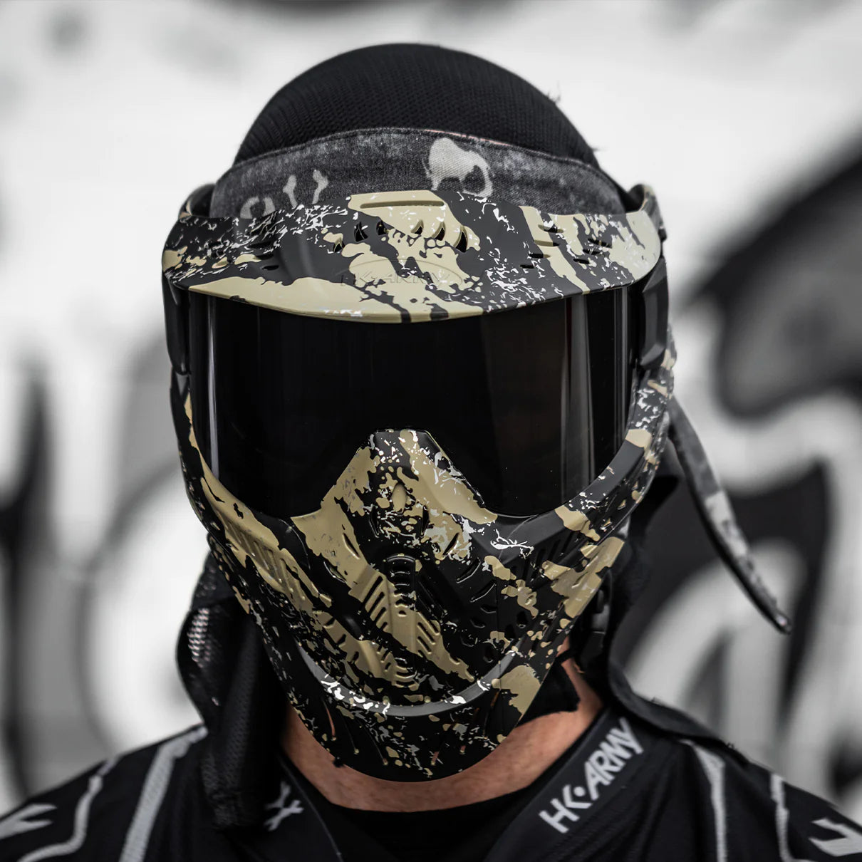 HSTL Goggle | Fracture Black/Tan | Paintball & Airsoft Goggle - Image 2