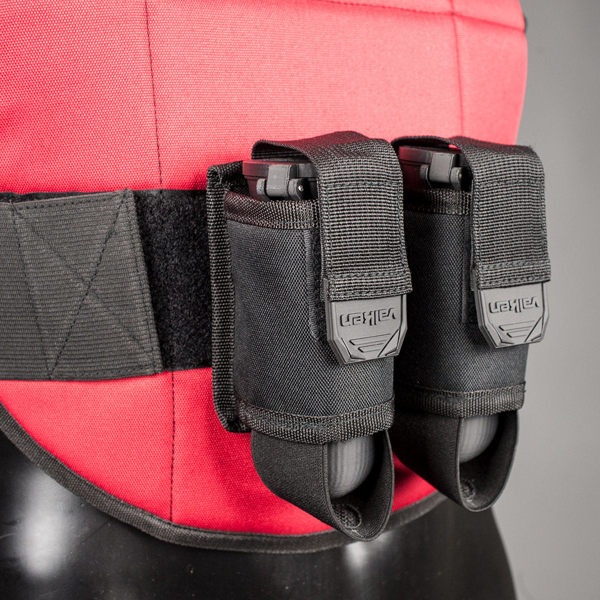 Gotcha Twin Pouch Paintball Harness With Web Belt | Paintball Pod Harness | Valken - Image 4