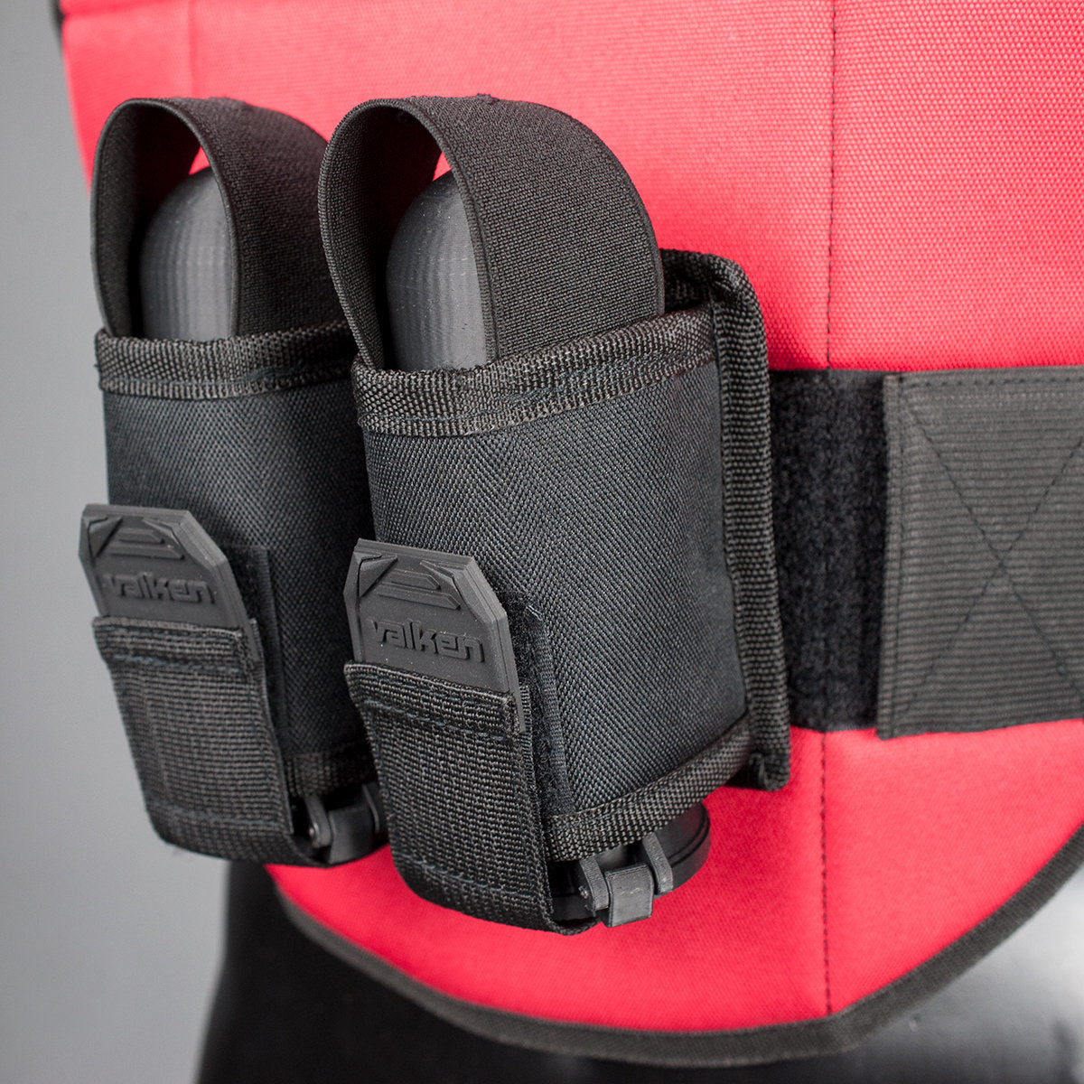 Gotcha Twin Pouch Paintball Harness With Web Belt | Paintball Pod Harness | Valken - Image 5
