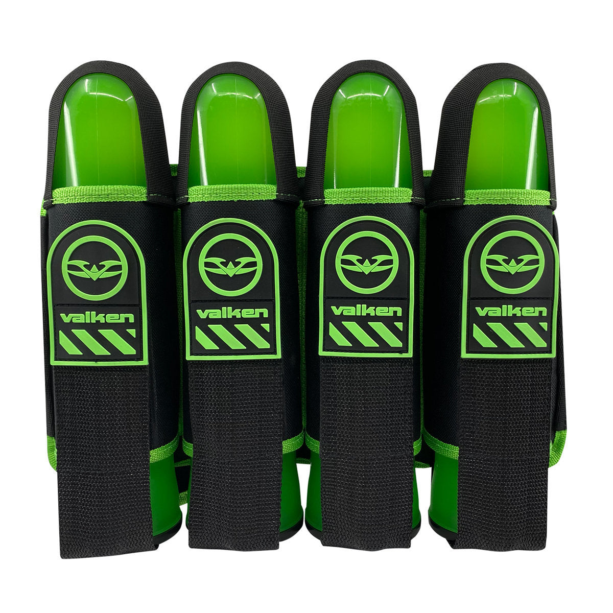 Valken Alpha 4 Paintball Harness | Paintball Pod Harness | Black/Green