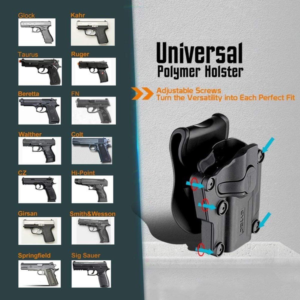 Cytac Universal Owb Fde Holster - Rh - Image 5