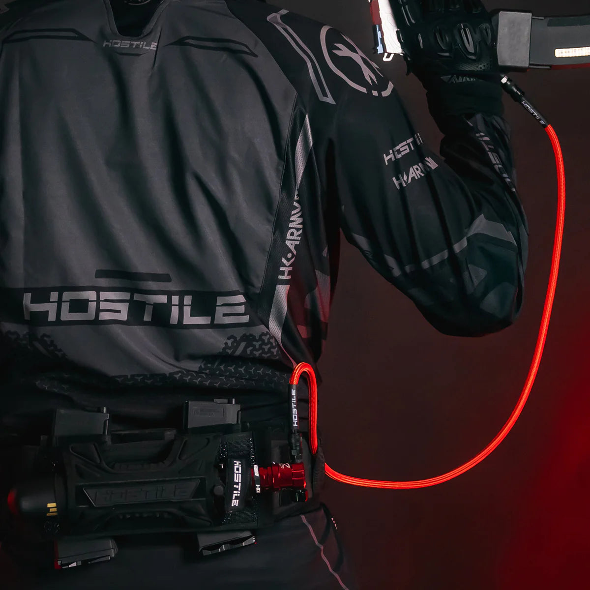 Hostile® Flex Line 42" Hose - Red - Image 2