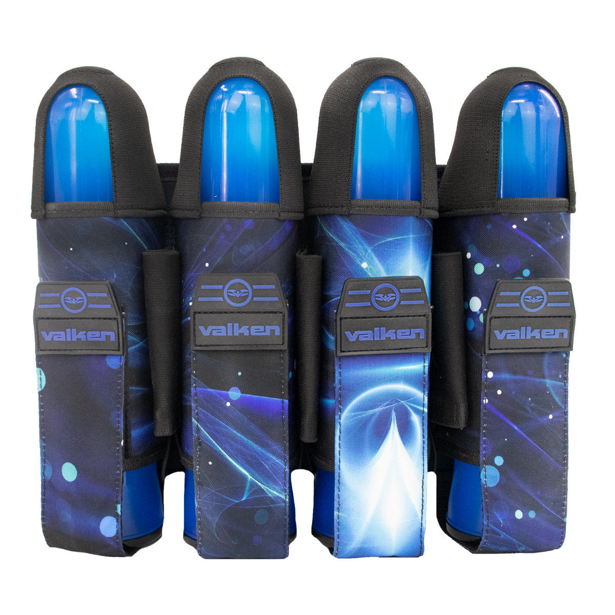 Valken Fate Gfx 4+3 Paintball Harness - Plasma Blue | Paintball Pod Harness