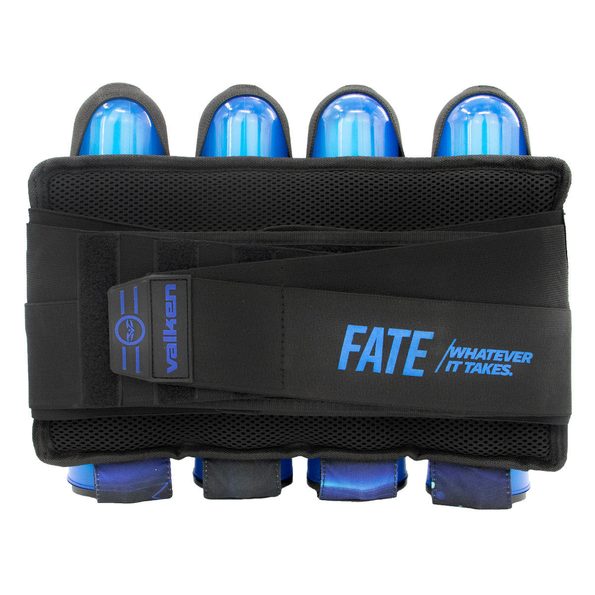 Valken Fate Gfx 4+3 Paintball Harness - Plasma Blue | Paintball Pod Harness - Image 2