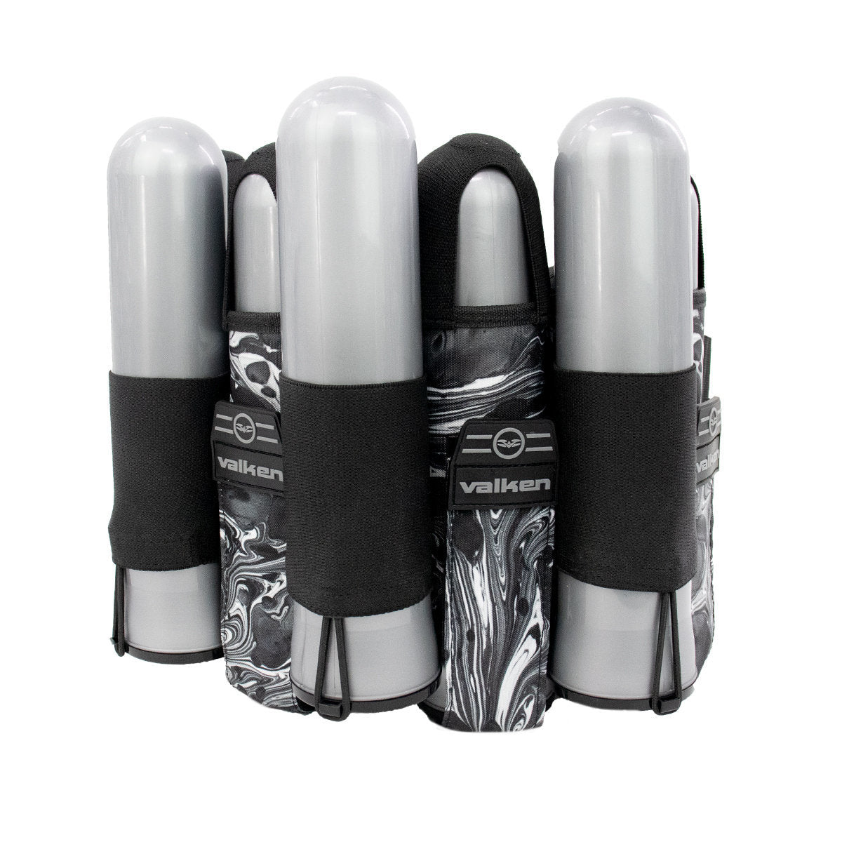 Valken Fate Gfx 4+3 Paintball Harness - Liquid Silver - Image 3
