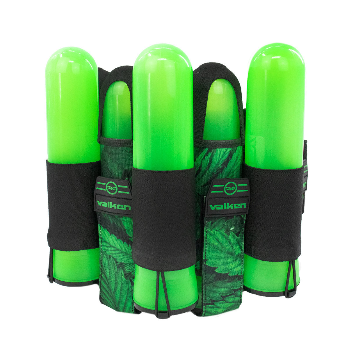 Valken Fate Gfx 4+3 Paintball Harness - Plants Green | Paintball Pod Harness - Image 3