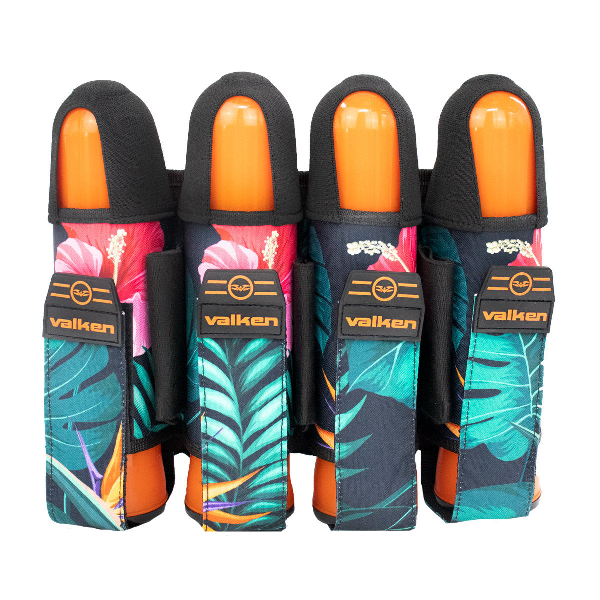 Valken Fate Gfx 4+3 Paintball Harness - Hawaiian Orange | Paintball Pod Harness - Image 4