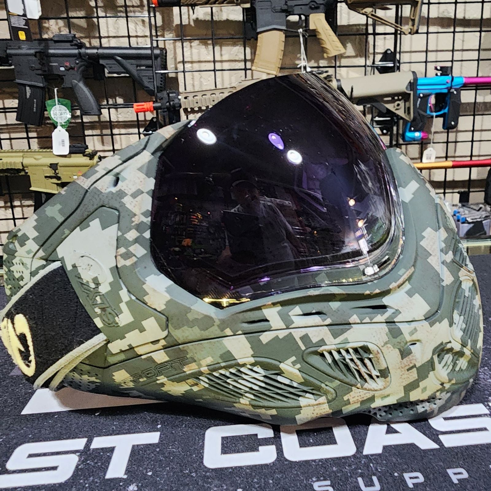 Valken Sly Profit Paintball Goggle w/ Extra Lens | Color: Digi Camo | Pre-Owned - Image 2