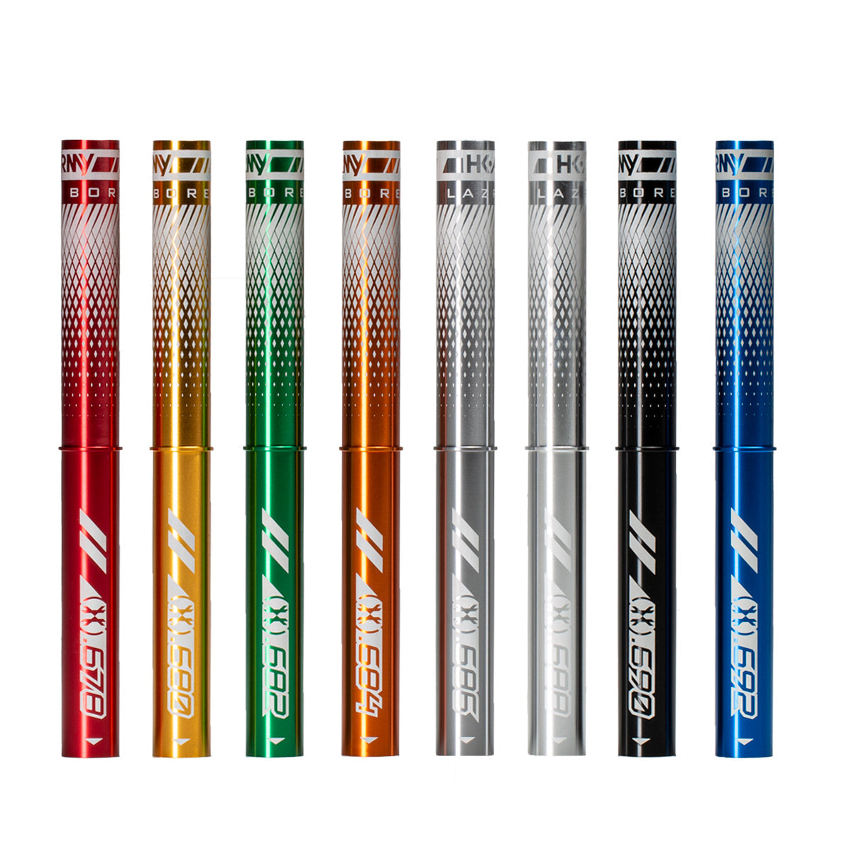 LAZR Barrel Kit - Dust Green - Colored Inserts - Cocker Threads - Image 9