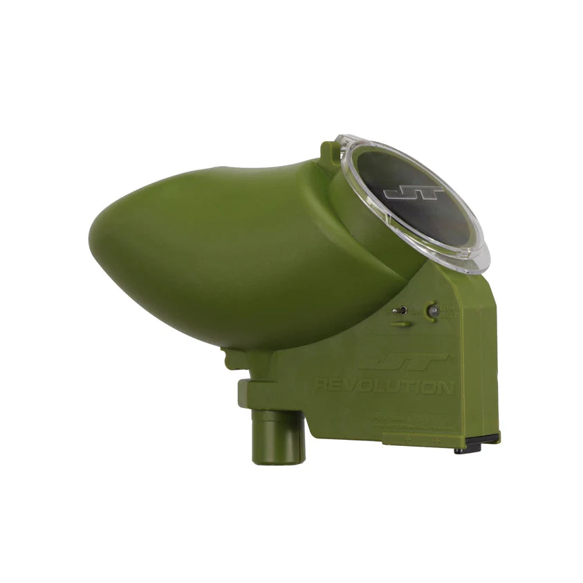 JT Revolution Paintball Loader - Olive - Paintball Hopper - Image 4