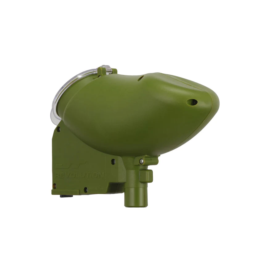 JT Revolution Paintball Loader - Olive - Paintball Hopper - Image 3