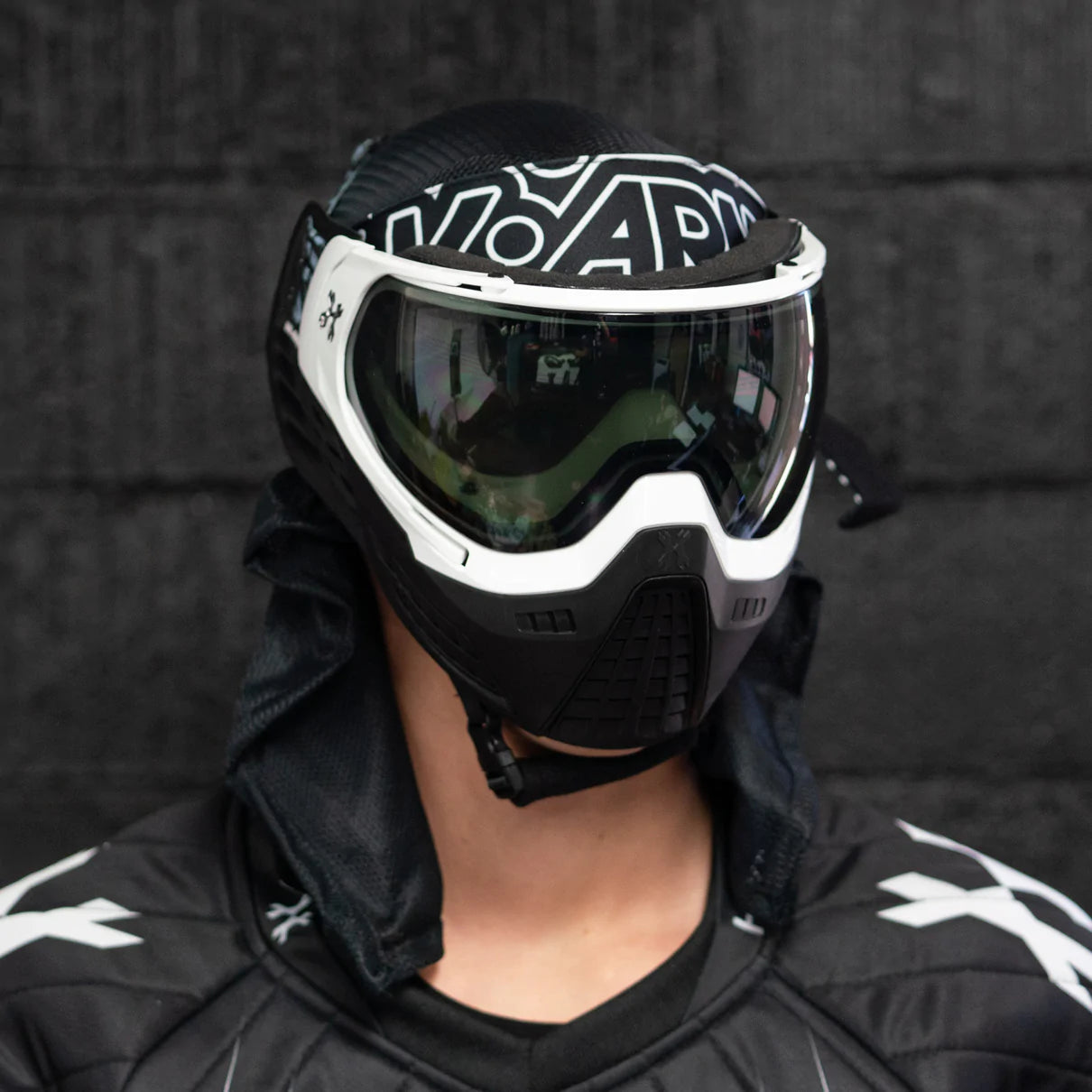 KLR Goggle Blackout White (White/Black) | Paintball Goggle | Mask | Hk Army - Image 7