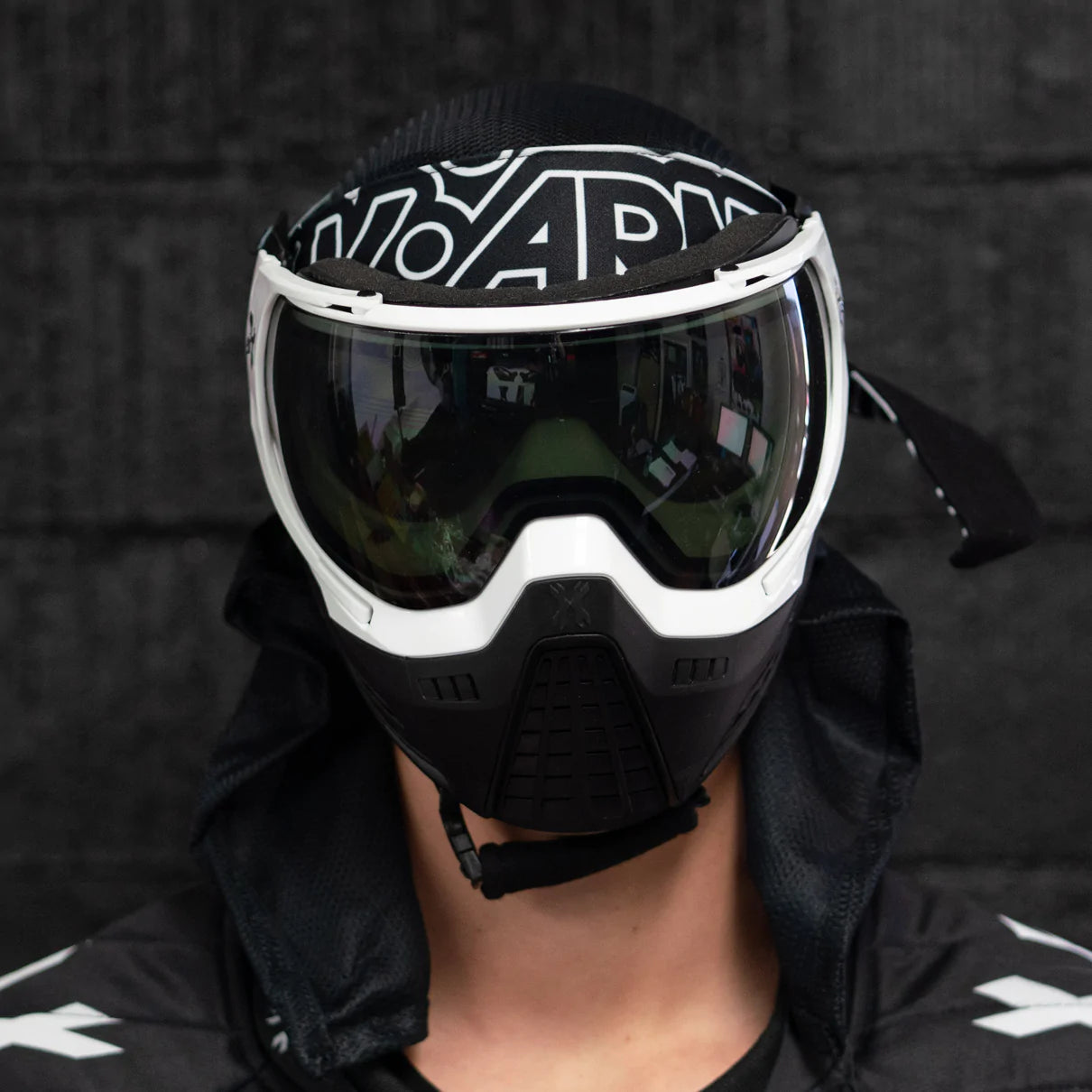 KLR Goggle Blackout White (White/Black) | Paintball Goggle | Mask | Hk Army - Image 6