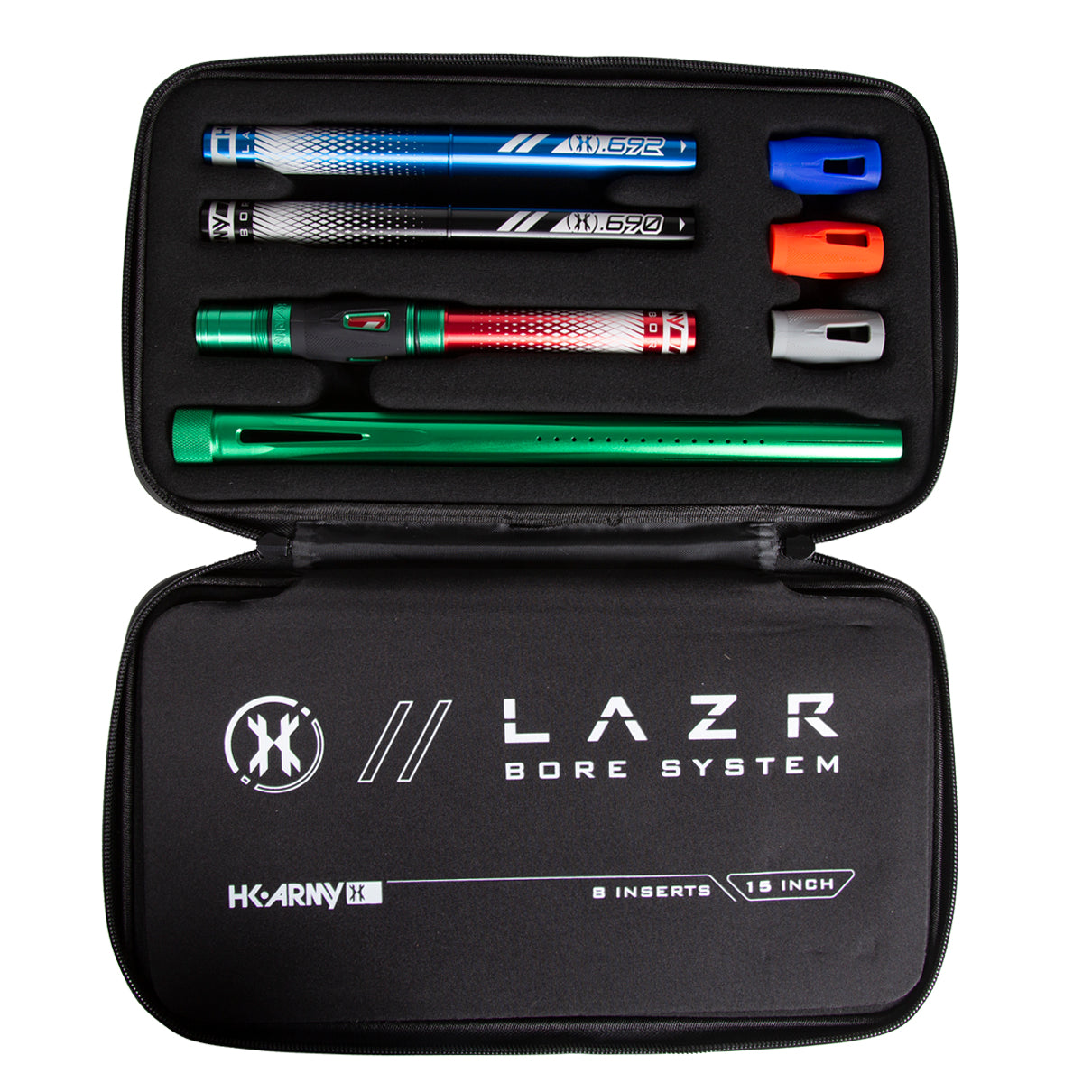 LAZR Barrel Kit - Dust Green - Colored Inserts - Cocker Threads - Image 2