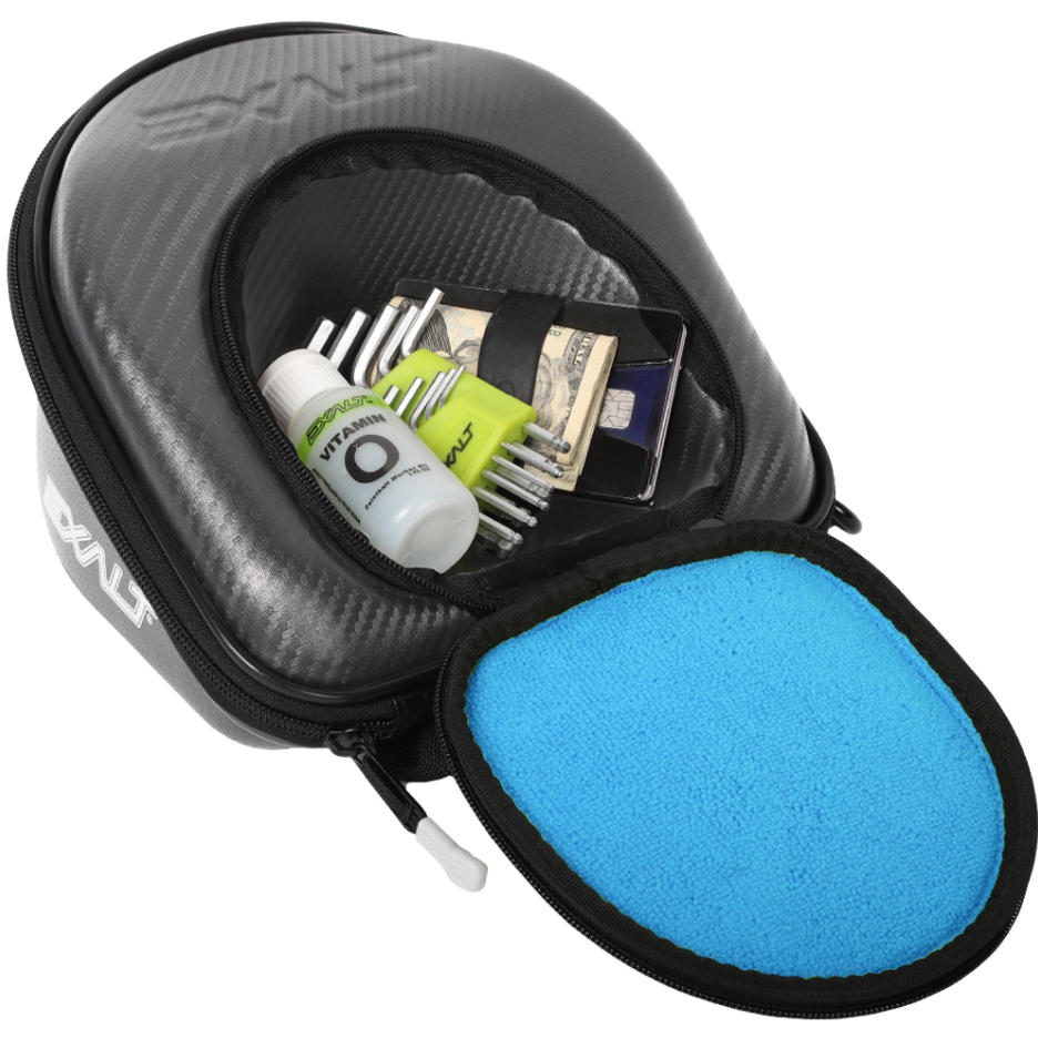 Exalt Carbon V3 Universal Lens Case - Charcoal Gray W/ Blue - Image 2
