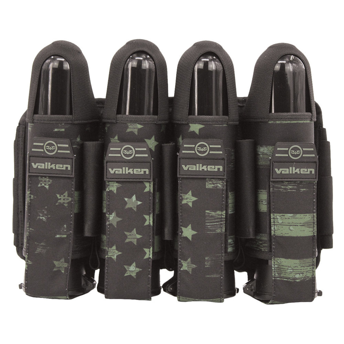 Valken Fate Gfx 4+3 Paintball Harness - Merica Olive | Paintball Pod Harness | Merica Olive