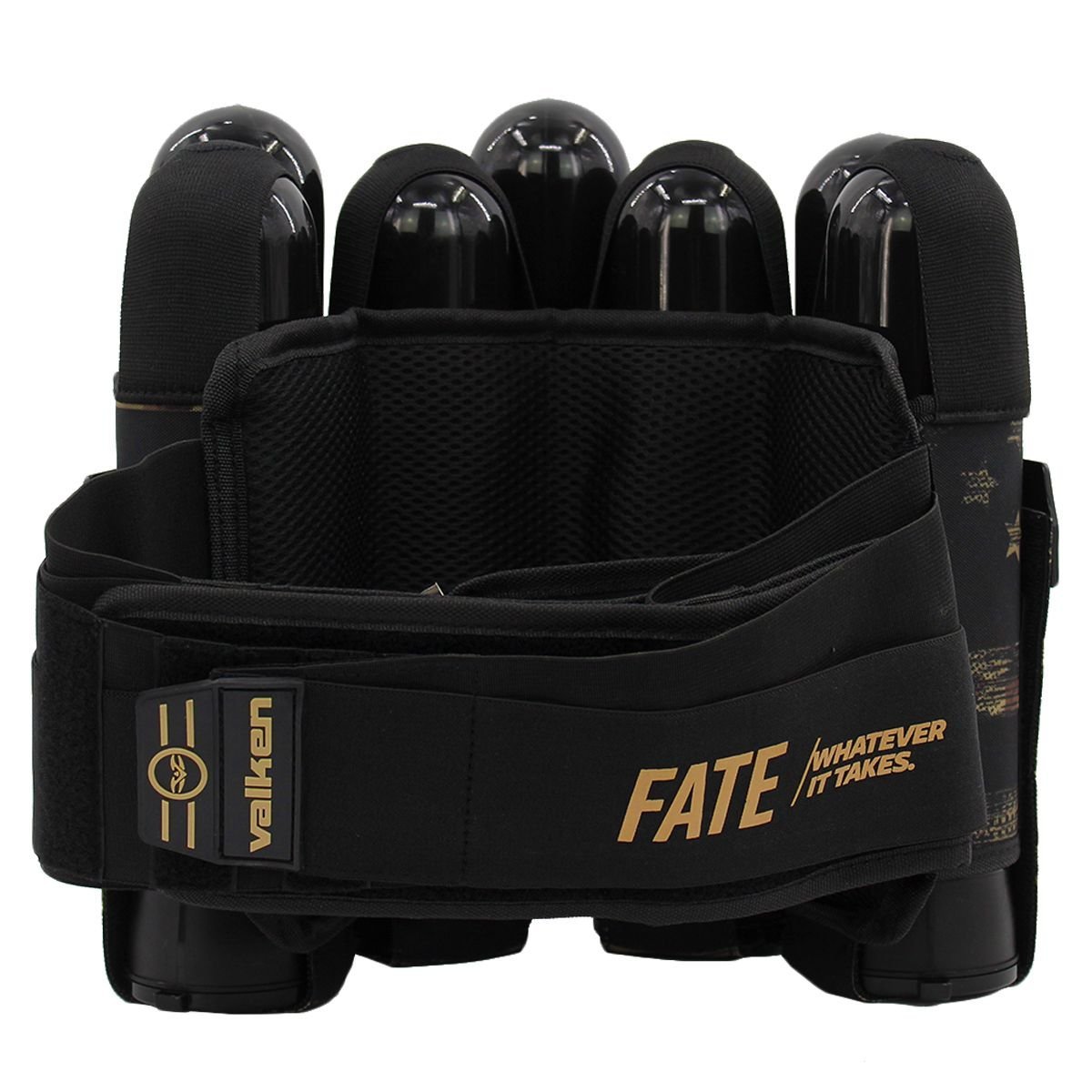 Valken Fate Gfx 4+3 Paintball Harness - Merica Olive | Paintball Pod Harness | Merica Olive - Image 2