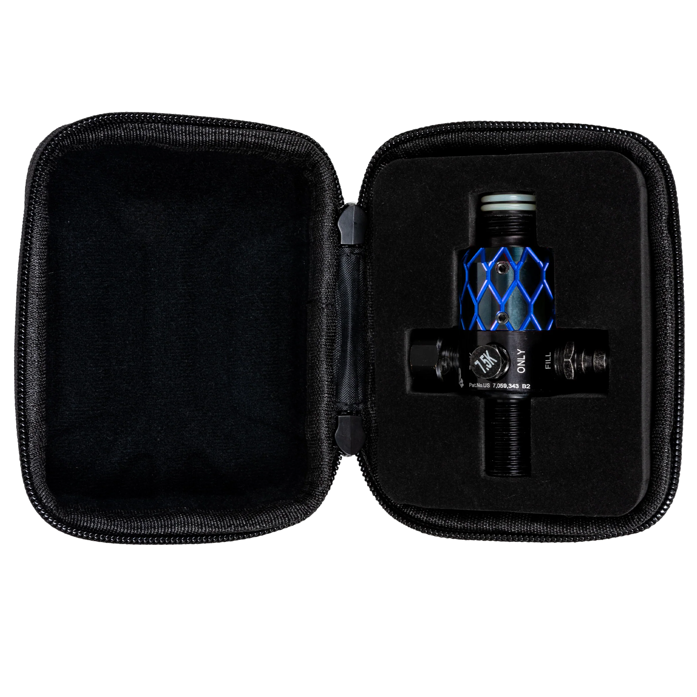 AEROLITE ELITE PRO REG - NEXUS - BLACK/BLUE | output pressure 450-650psi | HK Air Tank Regulator - Image 8