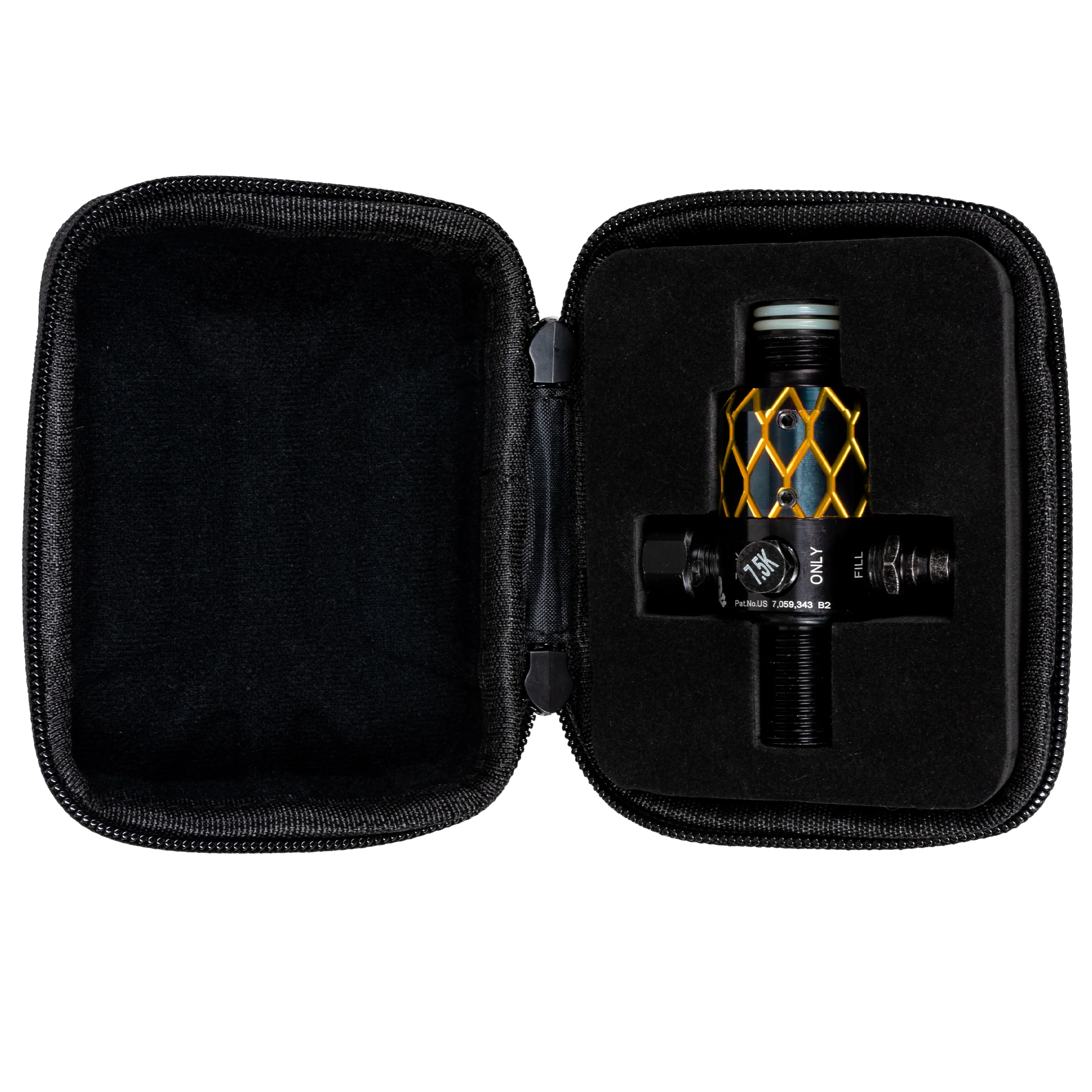 AEROLITE ELITE PRO REG - NEXUS - BLACK/GOLD | output pressure 450-650psi | HK Air Tank Regulator - Image 3