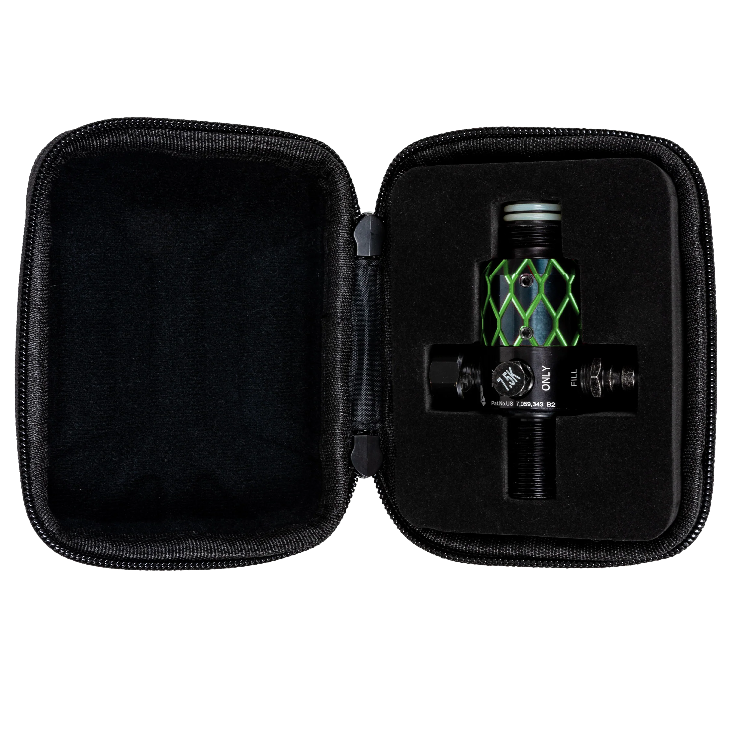 AEROLITE ELITE PRO REG - NEXUS - BLACK/GREEN | output pressure 450-650psi | HK Air Tank Regulator - Image 3