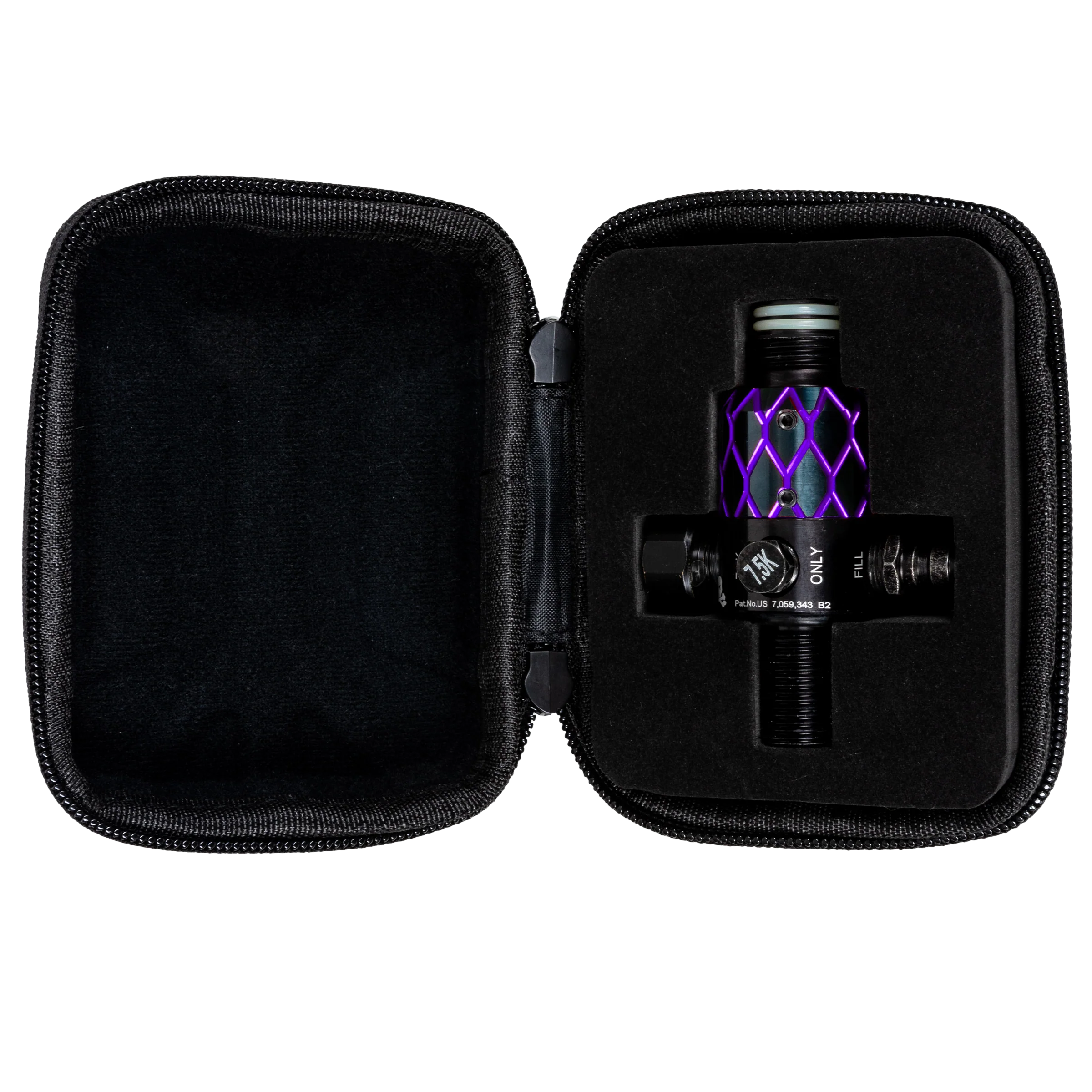 AEROLITE ELITE PRO REG - NEXUS - BLACK/PURPLE | output pressure 450-650psi | HK Air Tank Regulator - Image 3