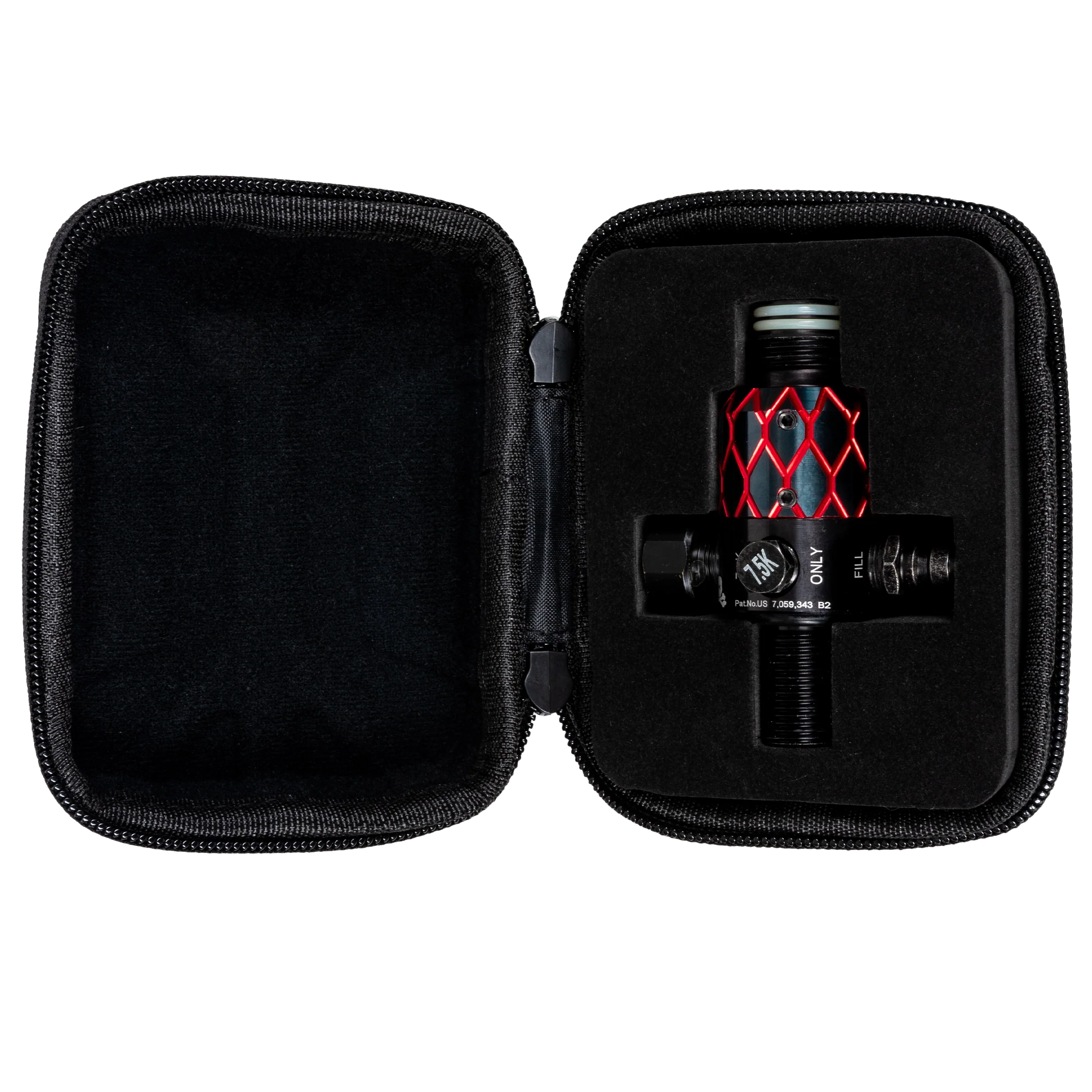 AEROLITE ELITE PRO REG - NEXUS - BLACK/RED | output pressure 450-650psi | HK Air Tank Regulator - Image 4
