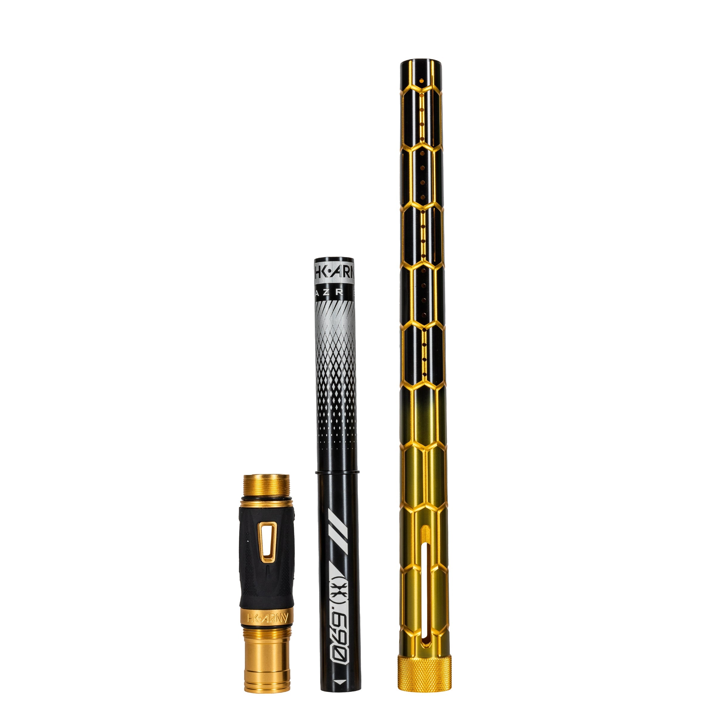 LAZR Elite Nexus Barrel Kit - 15' Gold/Black Black Inserts - Cocker Threads - Image 4