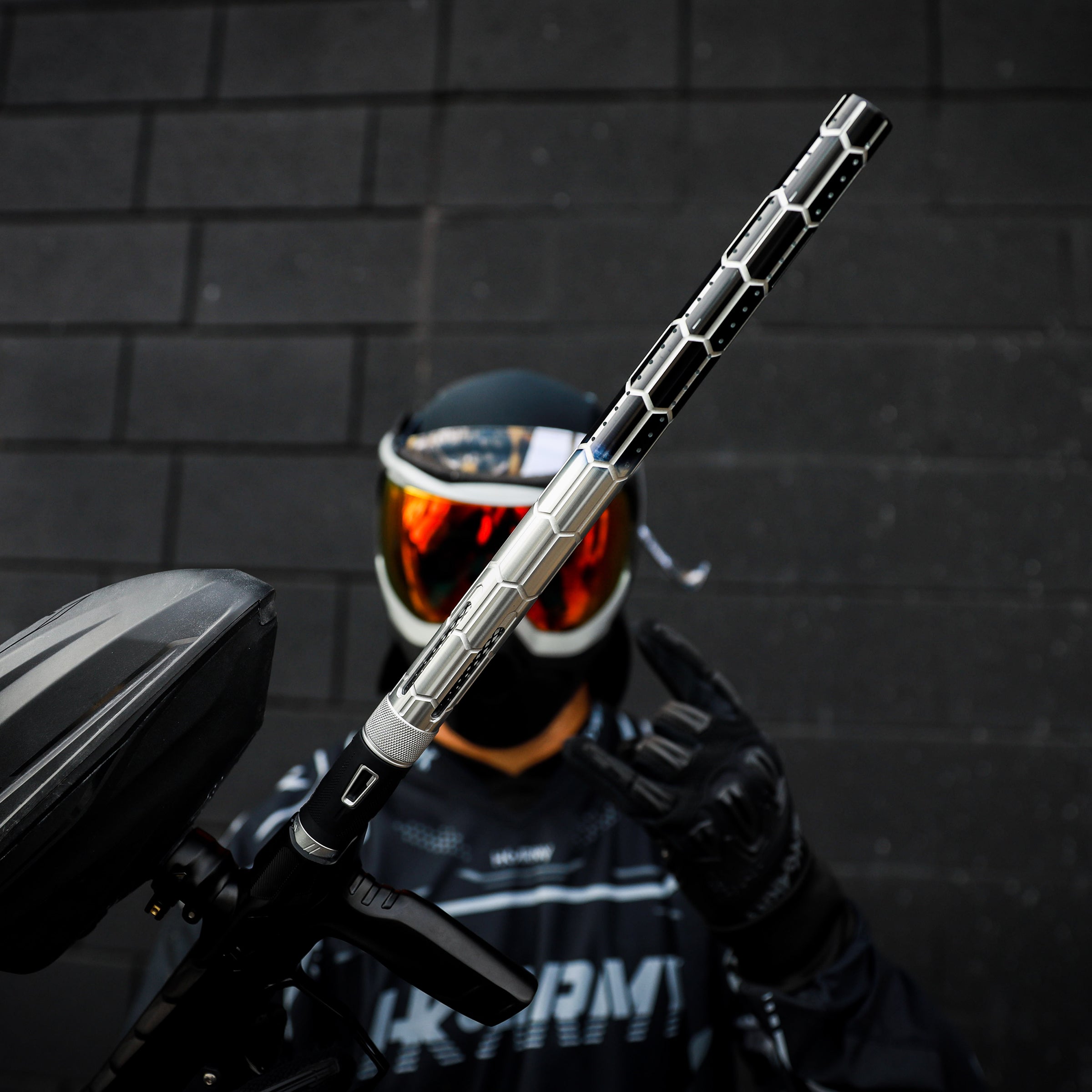 LAZR Elite Nexus Barrel Kit - 15' Silver/Black Colored Inserts - Cocker Threads - Image 3