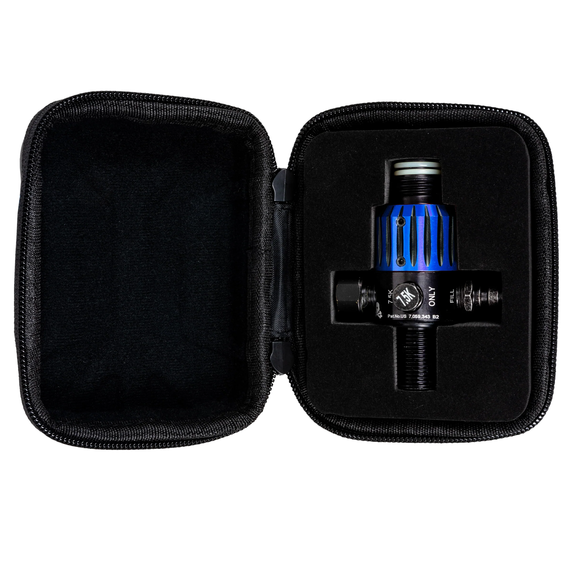 AEROLITE ELITE PRO REG - NOVA - BLUE/BLACK | output pressure 450-650psi | HK Air Tank Regulator - Image 4