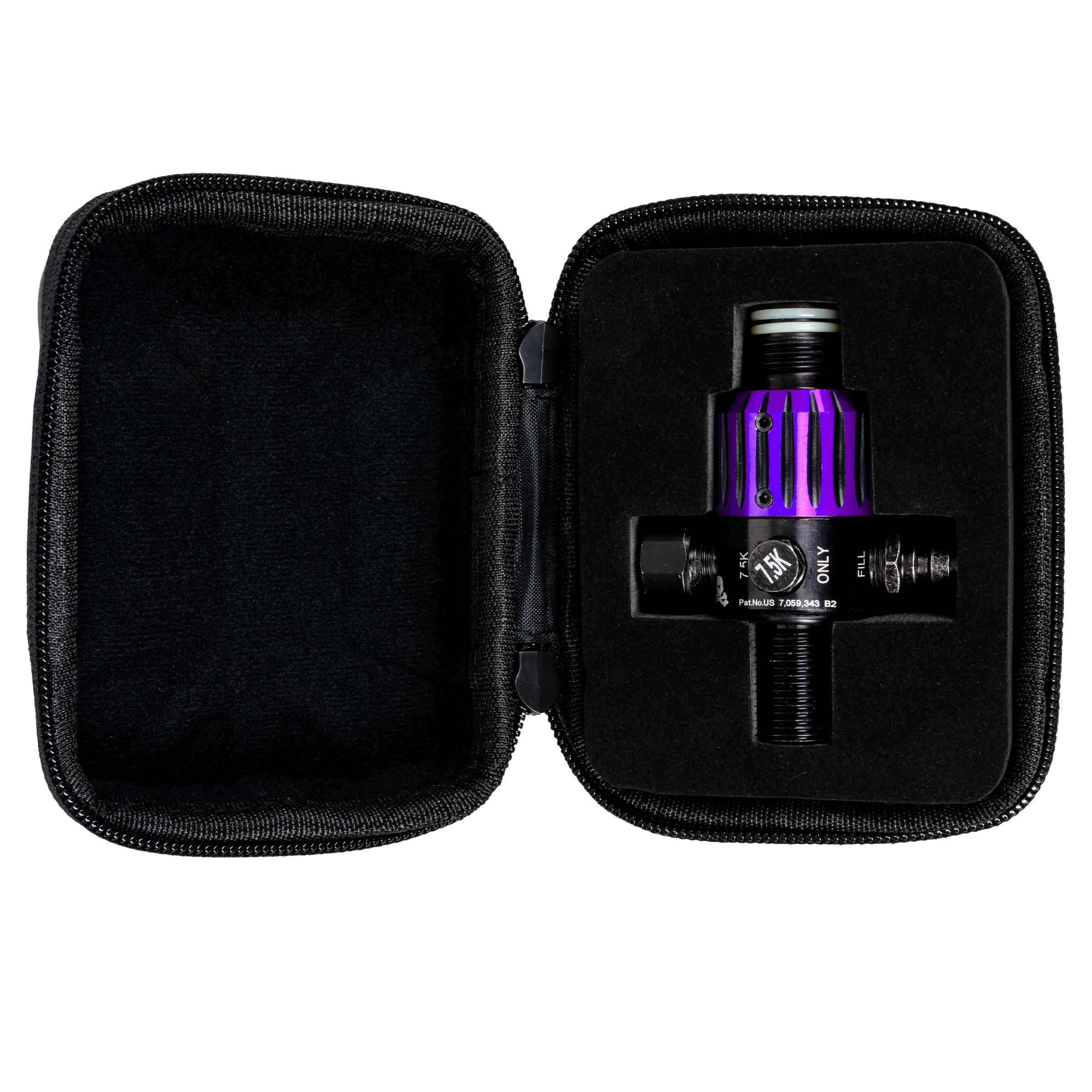 AEROLITE ELITE PRO REG - NOVA - PURPLE/BLACK | output pressure 450-650psi | HK Air Tank Regulator - Image 3