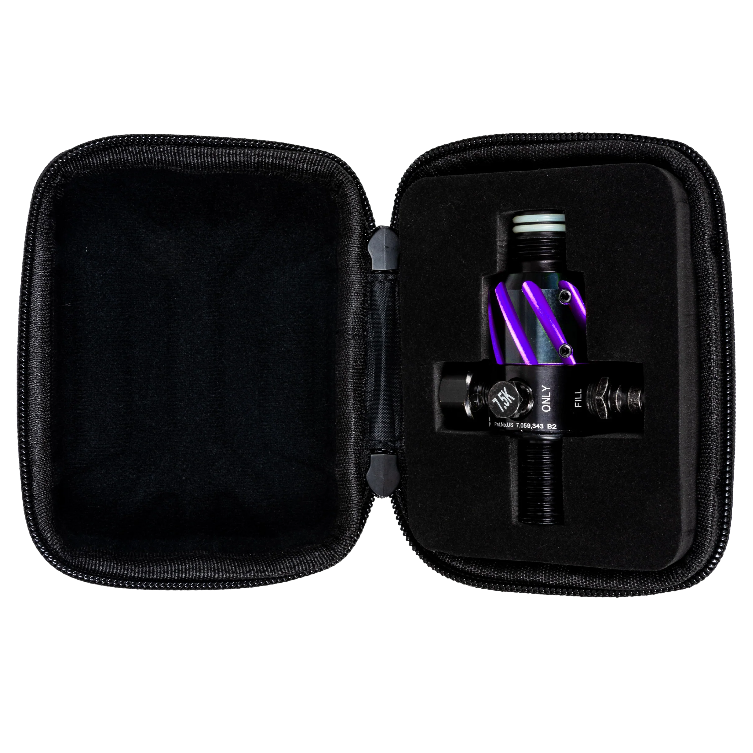 AEROLITE ELITE PRO REG - ORBIT - BLACK/PURPLE | output pressure 450-650psi | HK Air Tank Regulator - Image 3