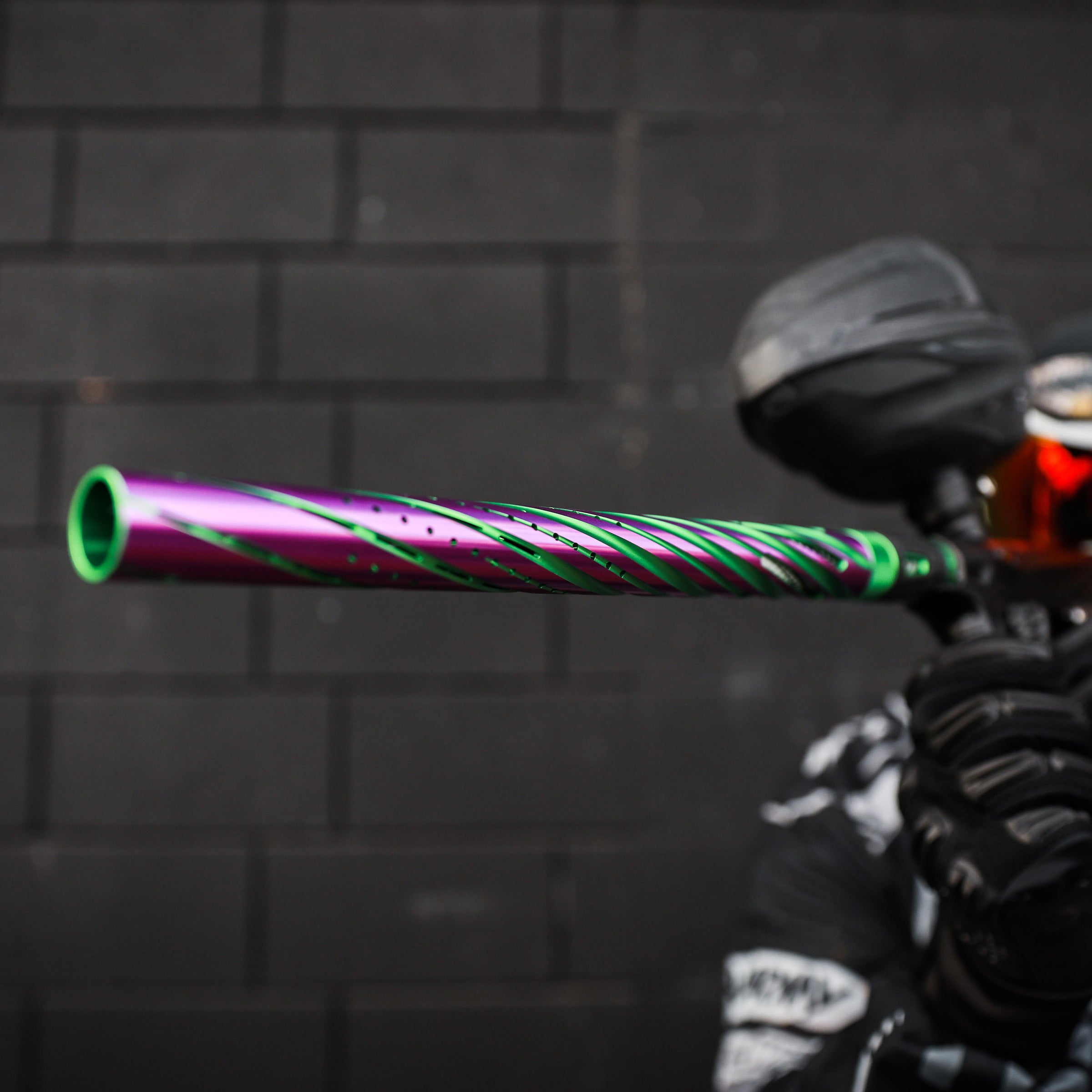 LAZR Elite Orbit Barrel Tip - Dust Green/Purple - Image 4