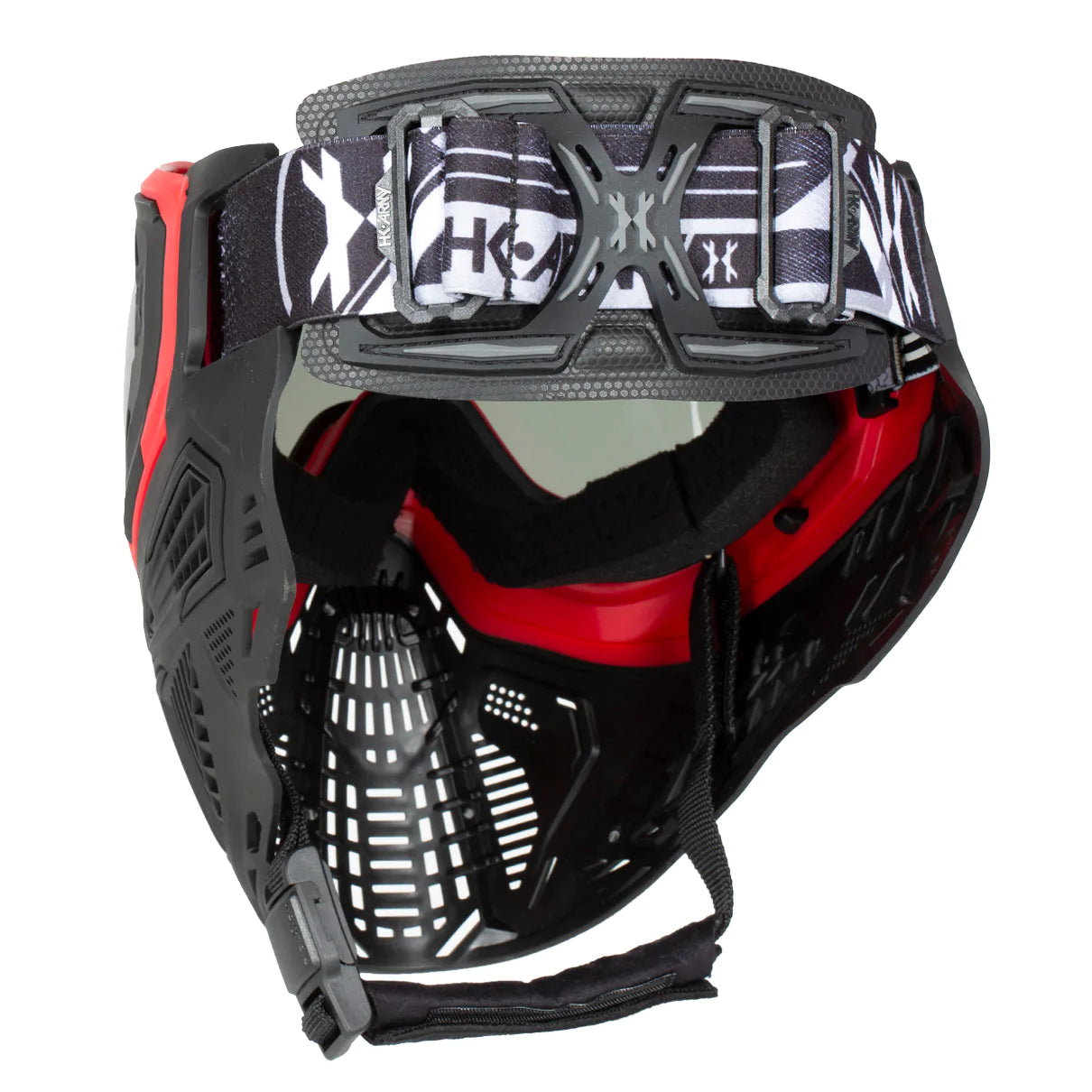 Slr Goggle - Lava (Red/Black) Smoke Lens | Paintball Goggle | Mask | Hk Army - Image 3