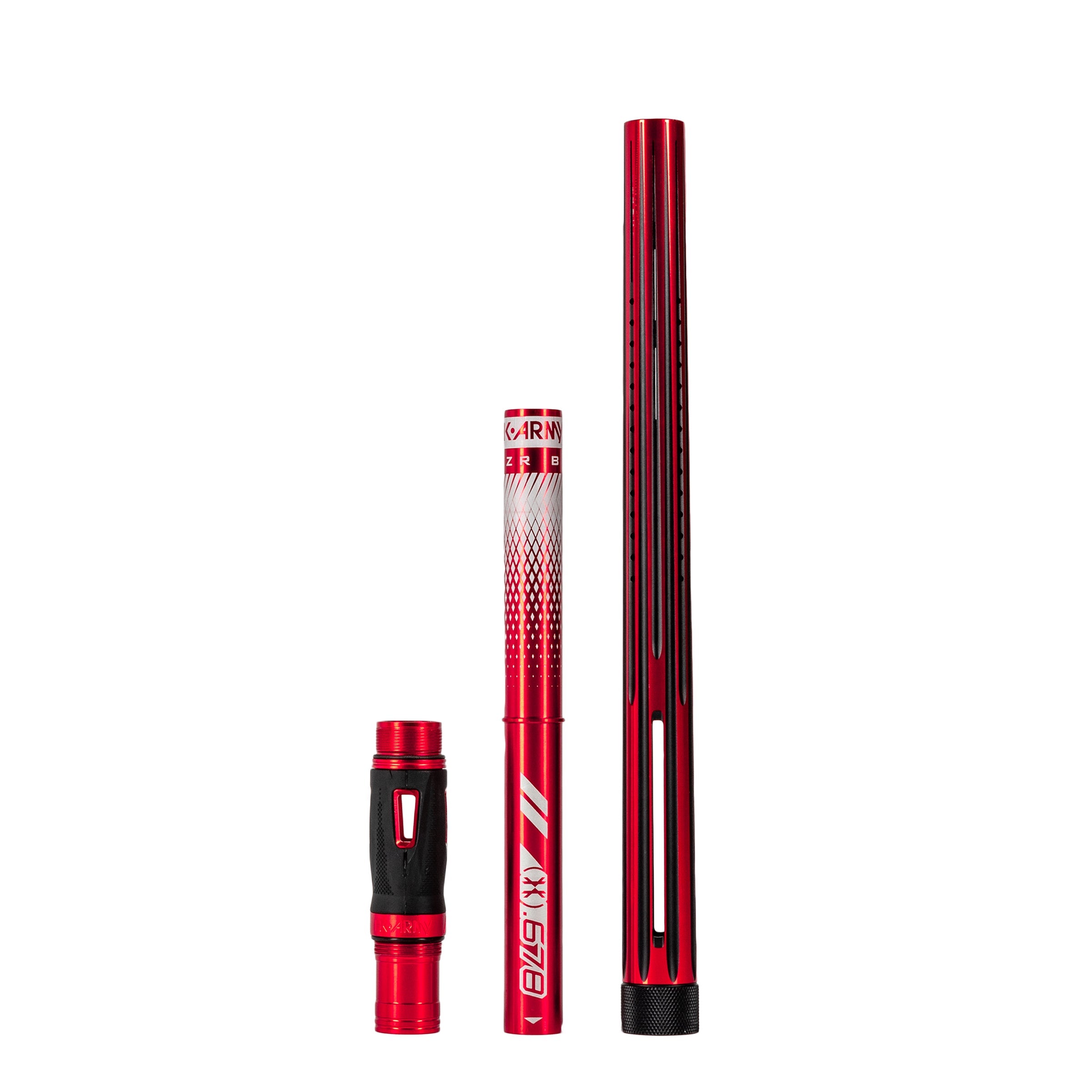 LAZR Elite Nova Barrel Kit - 15' Red/Black - Colored Inserts - Cocker Threads - Image 7