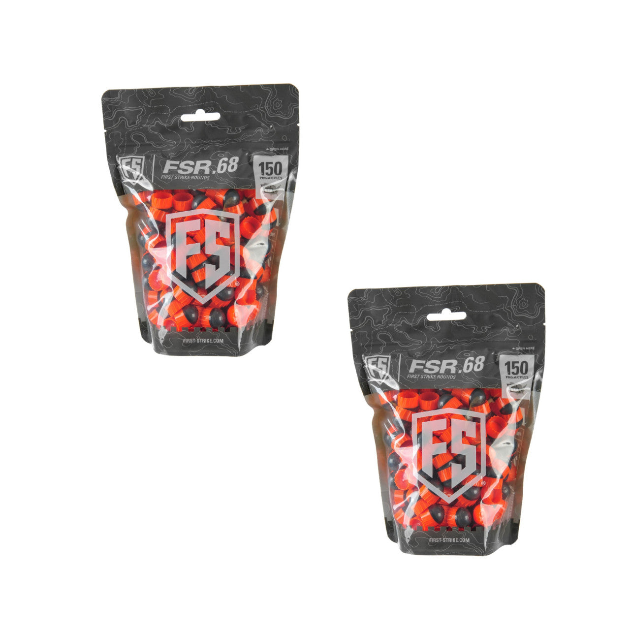 First Strike 300 Round - Smoke/Orange - Orange | Shop Paintball - Image 2