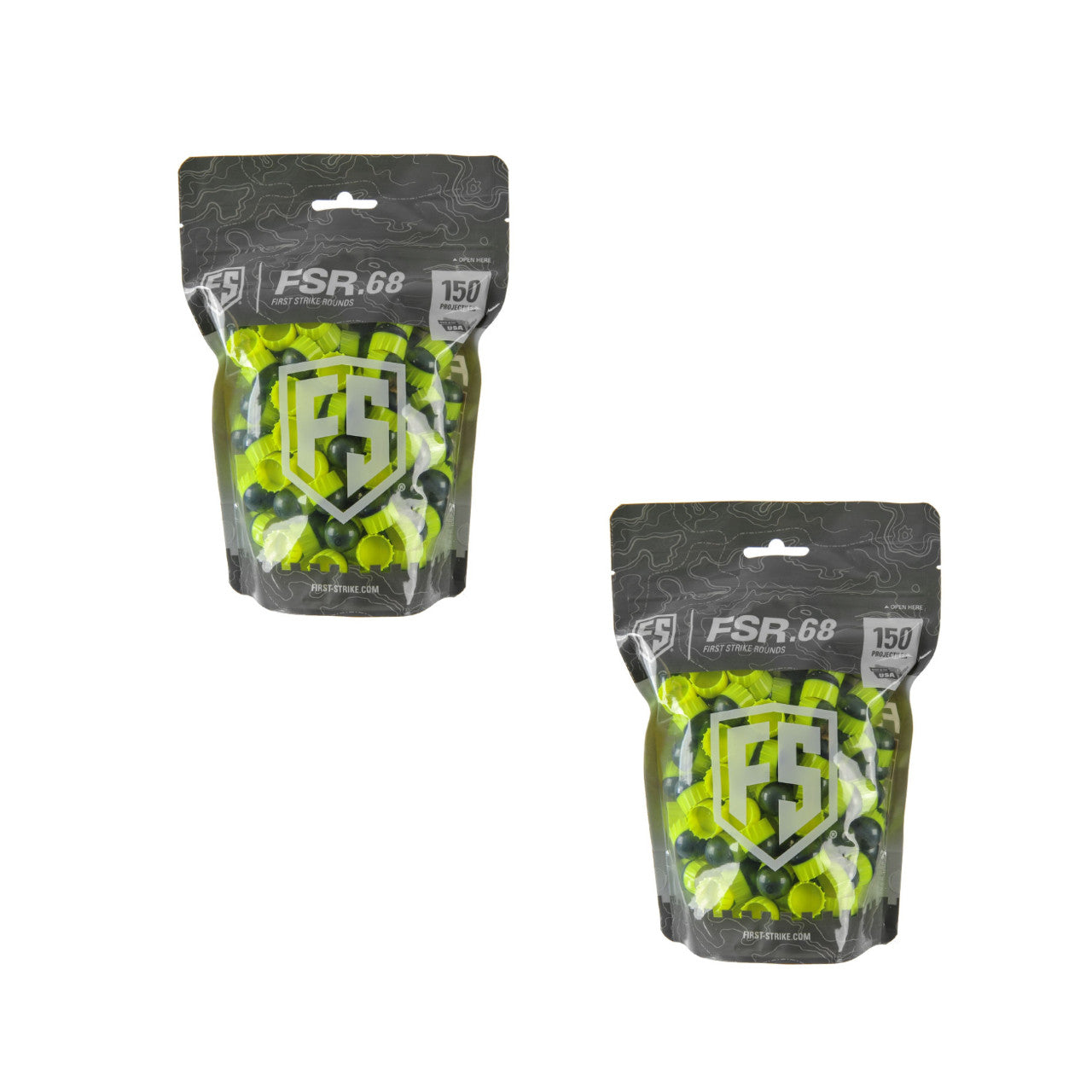 First Strike 300 Round - Smoke/Yellow - Yellow Fill | Shop Paintball - Image 2