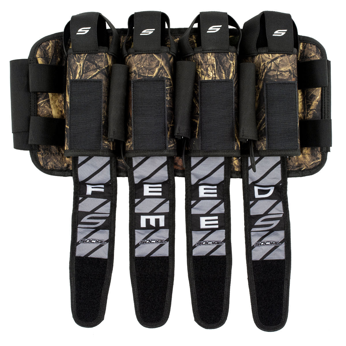 Grit Pod Pack Harness, 4+7 Hunter Camo | Social Paintball Harness - Image 3