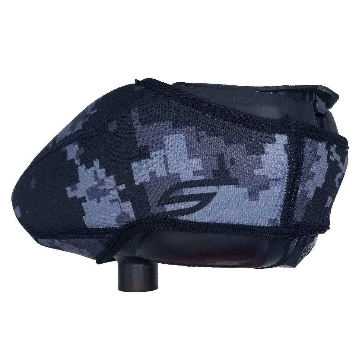 Omni Universal Hopper Cover, Socam Black | Paintball Hopper/Loader Cover | Social Paintball - Image 2