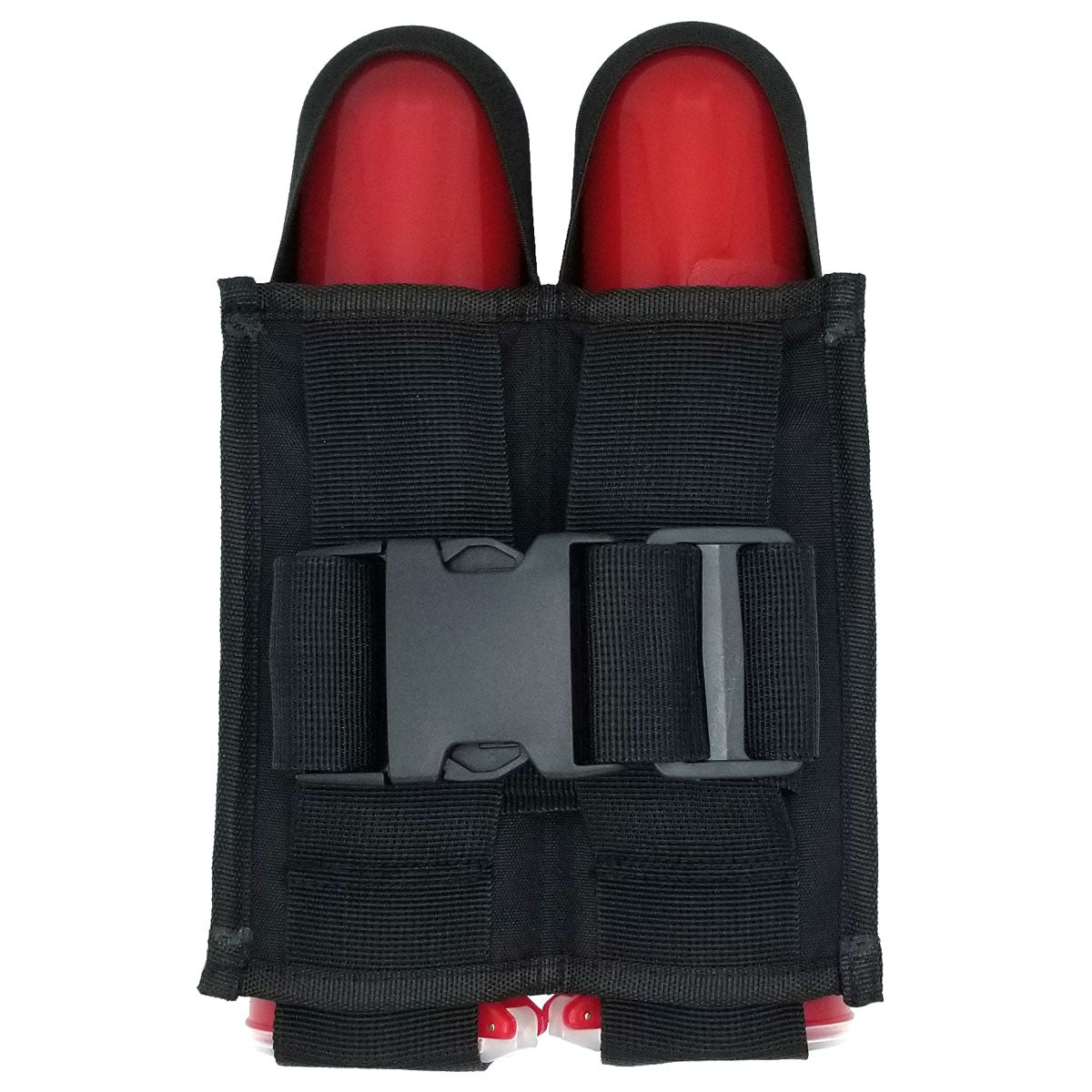 Smpl 2 Pod Pack Harness With Belt, Black | Social Paintball Harness - Image 2