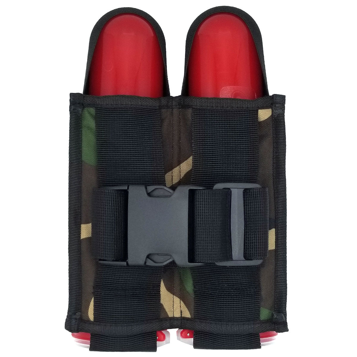 Smpl 2 Pod Pack Harness With Belt, Woodland Camo | Social Paintball - Image 2